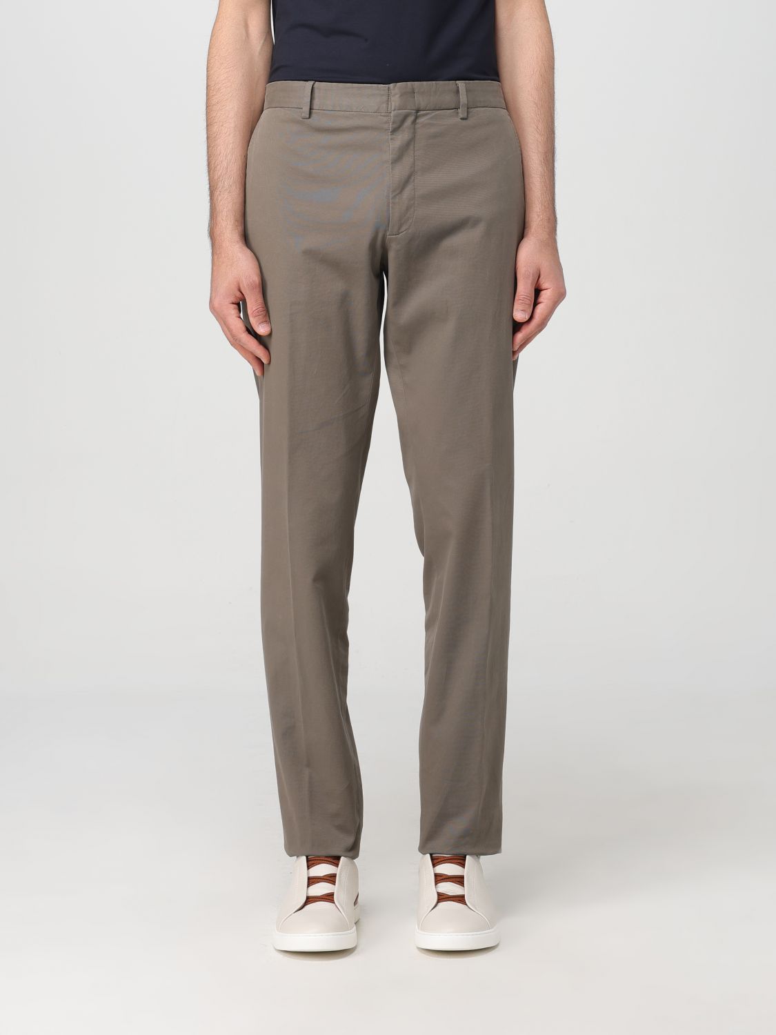 zegna Trousers ZEGNA Men colour Grey