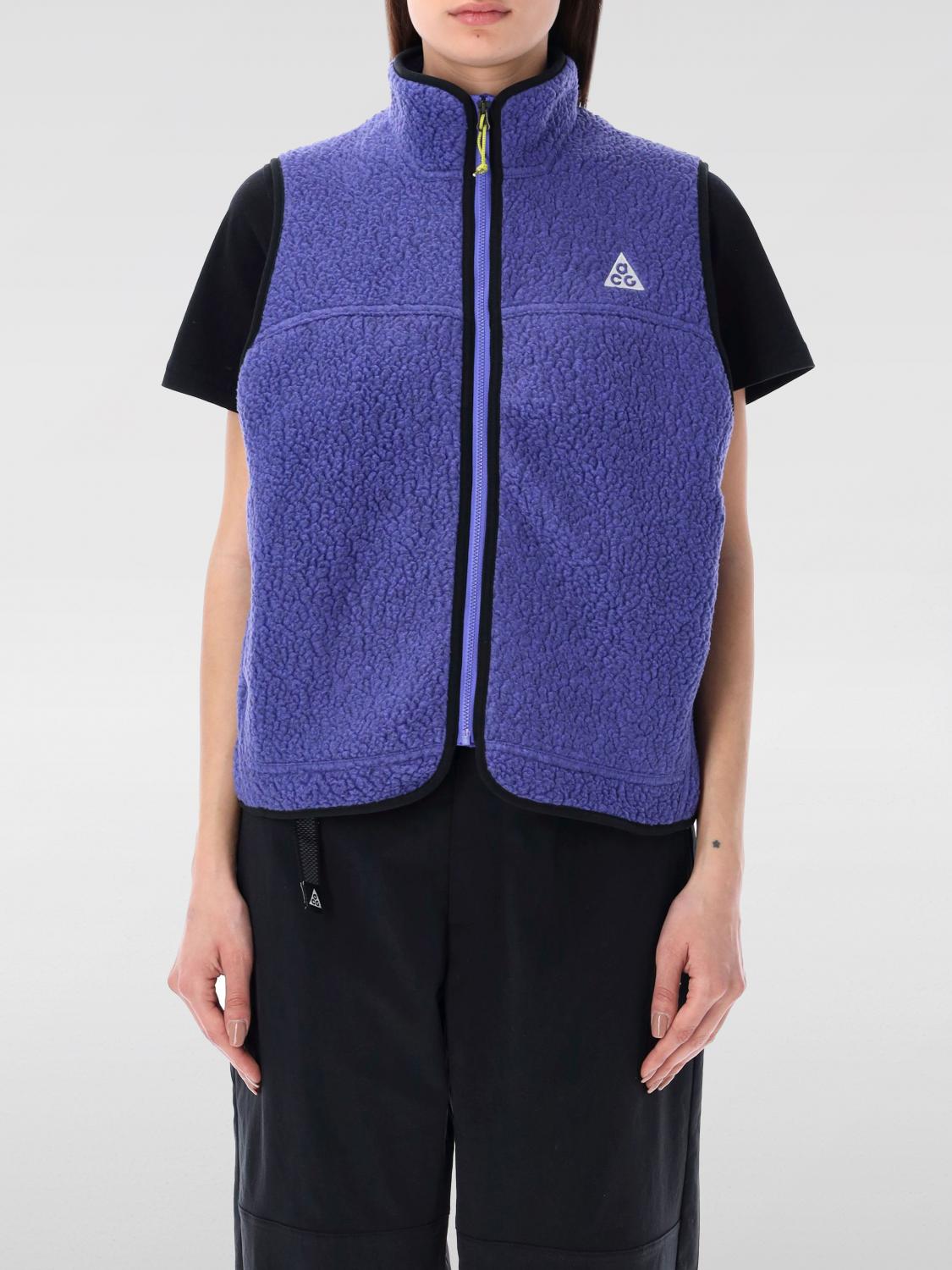 Nike Waistcoat NIKE Woman color Violet