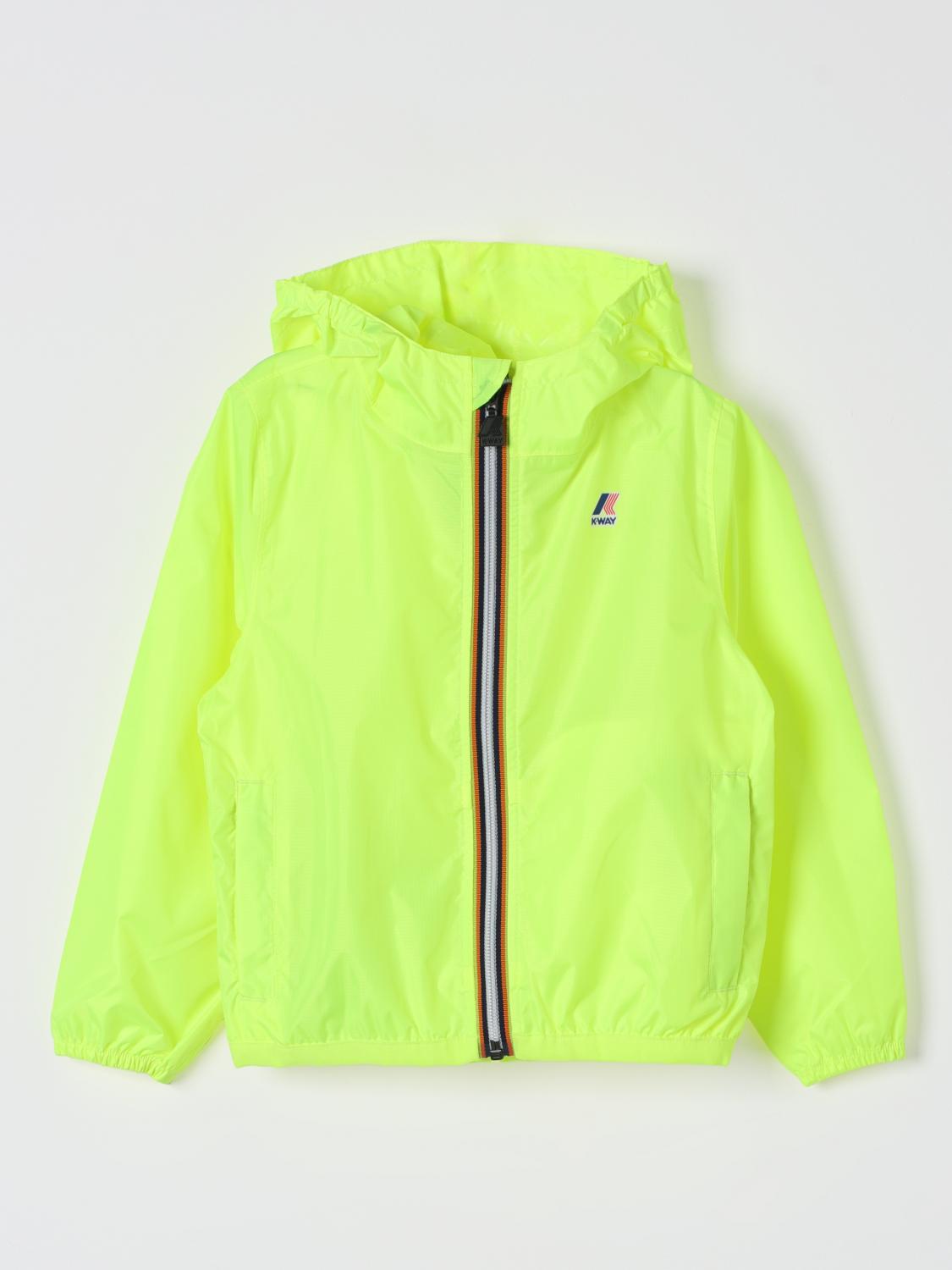 K-Way Jacket K-WAY Kids color Yellow