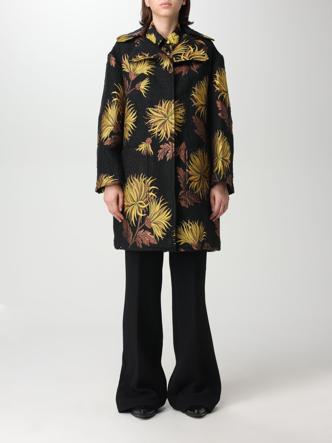 Etro Coat ETRO Woman colour Black