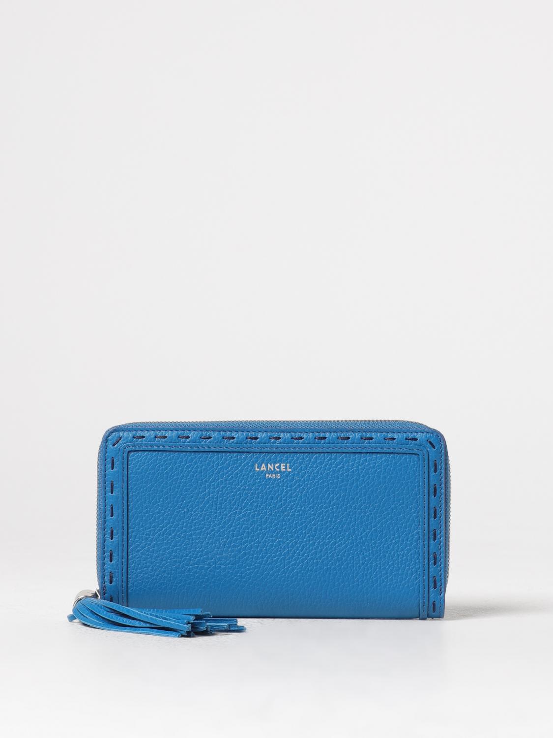 Lancel Wallet LANCEL Woman colour Blue 1