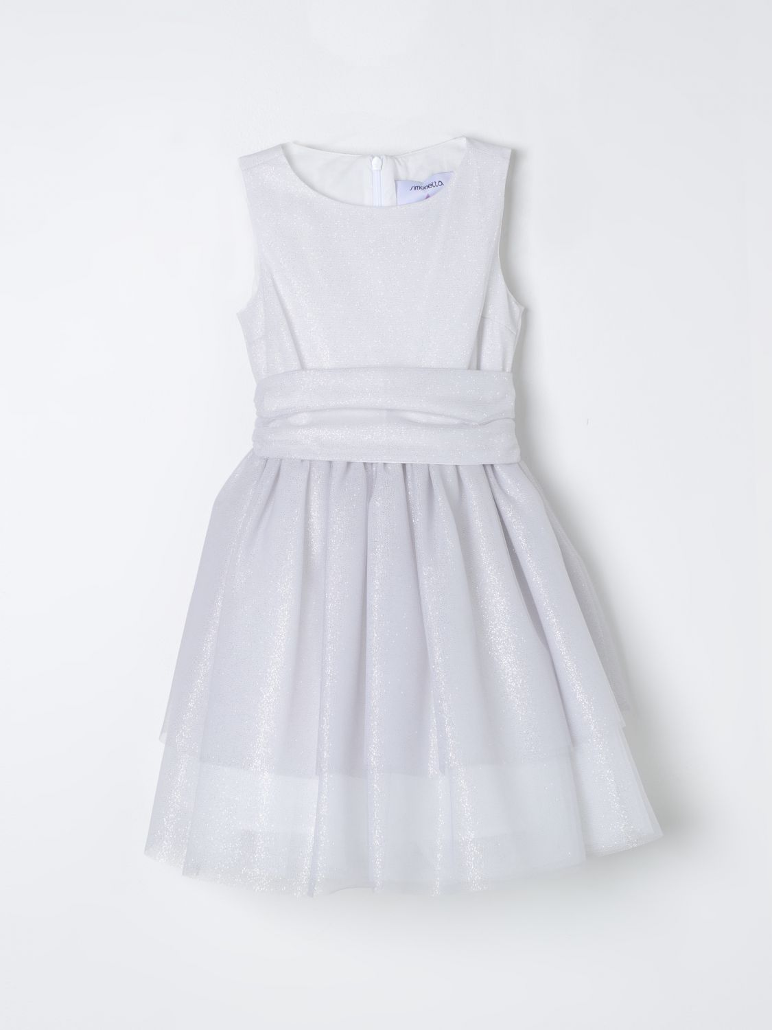 Simonetta Dress SIMONETTA Kids colour Silver