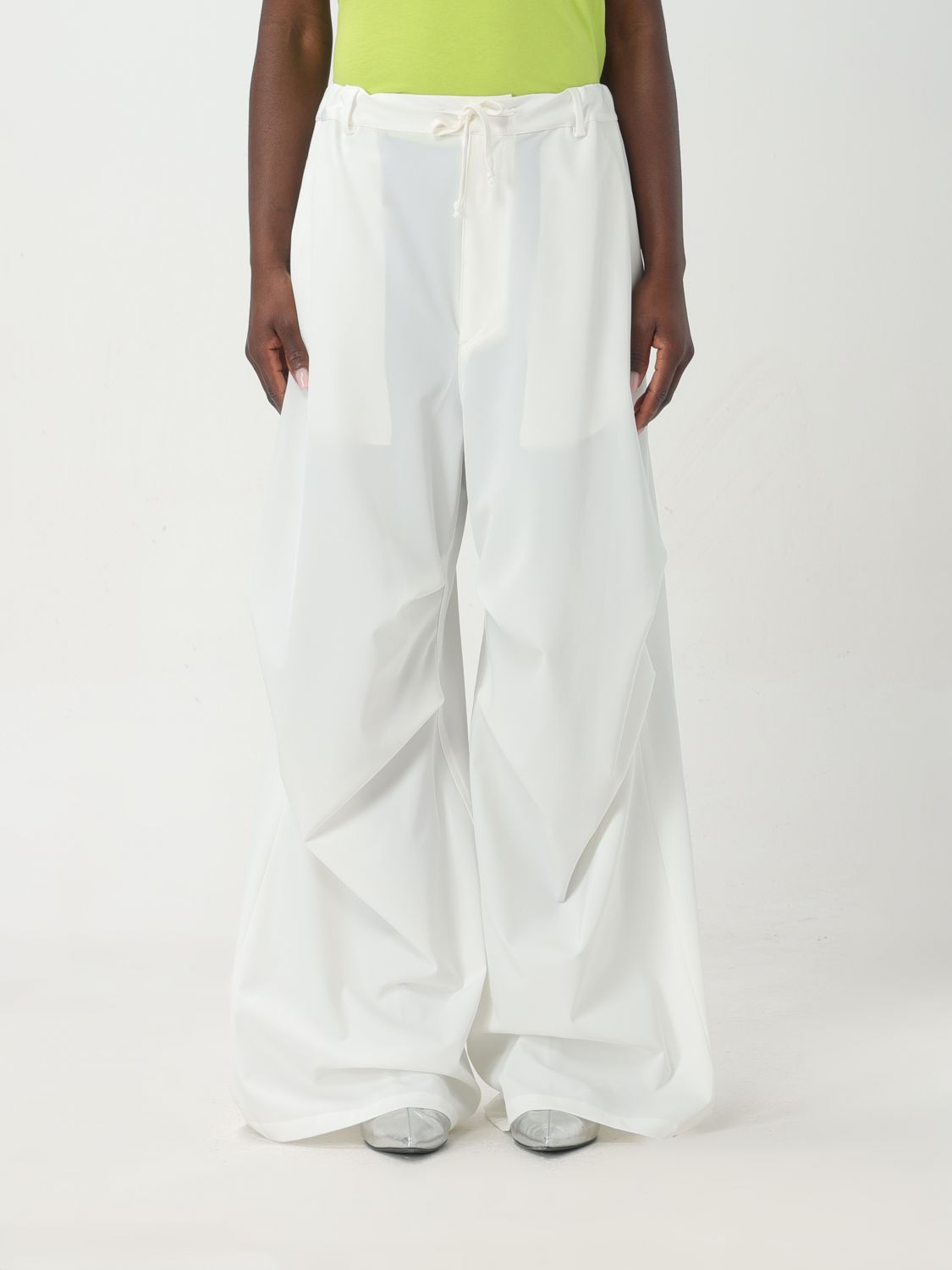 MM6 Maison Margiela Trousers MM6 MAISON MARGIELA Woman colour White