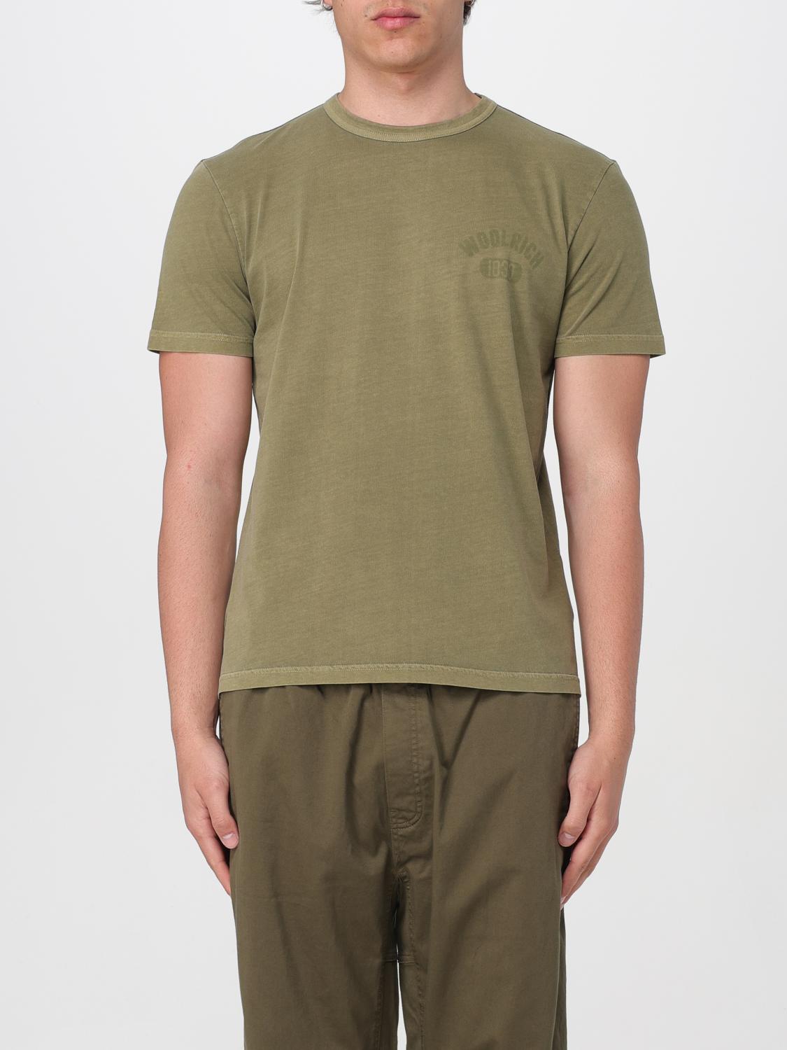 Woolrich T-Shirt WOOLRICH Men colour Green