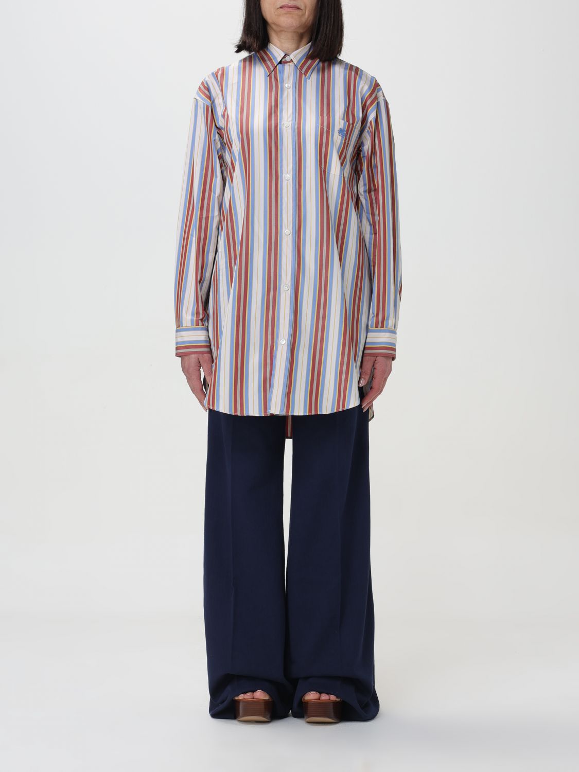 Etro Shirt ETRO Woman colour Brown