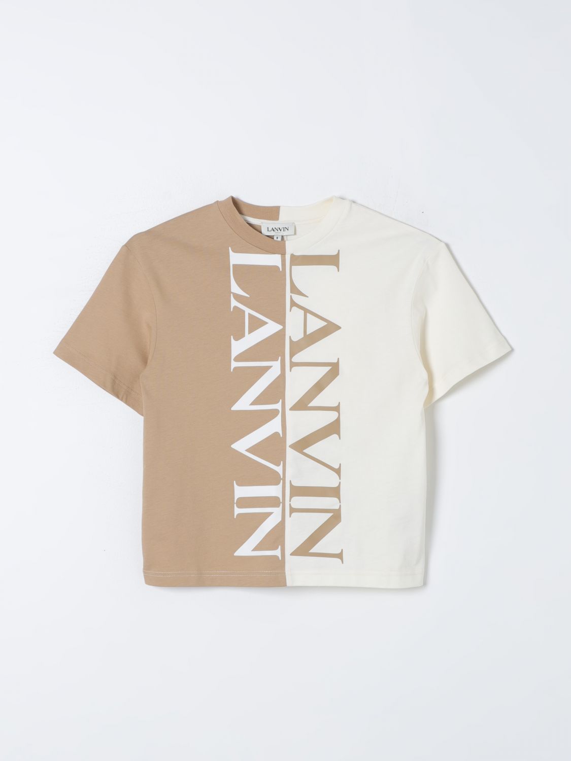 Lanvin T-Shirt LANVIN Kids colour Beige