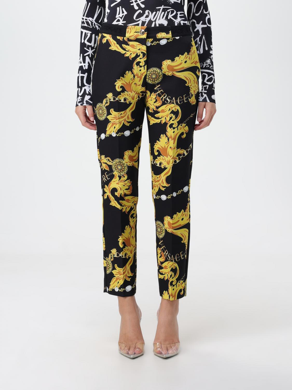 Versace Jeans Couture Trousers VERSACE JEANS COUTURE Woman colour Black