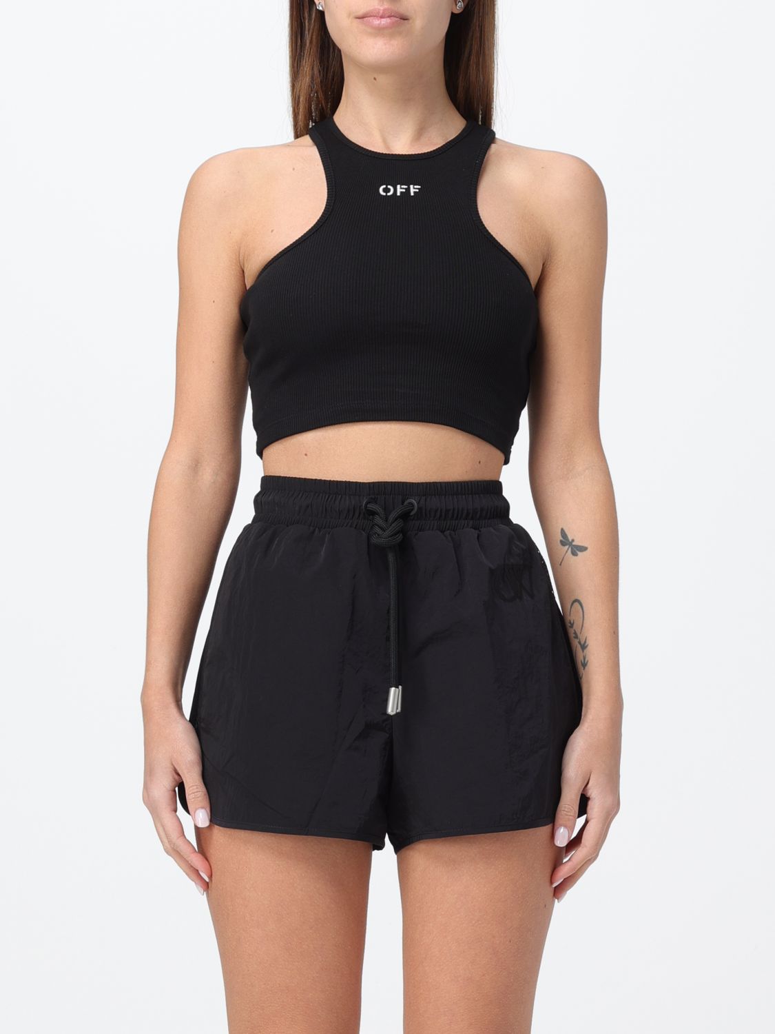 OFF-WHITE Top OFF-WHITE Woman colour Black