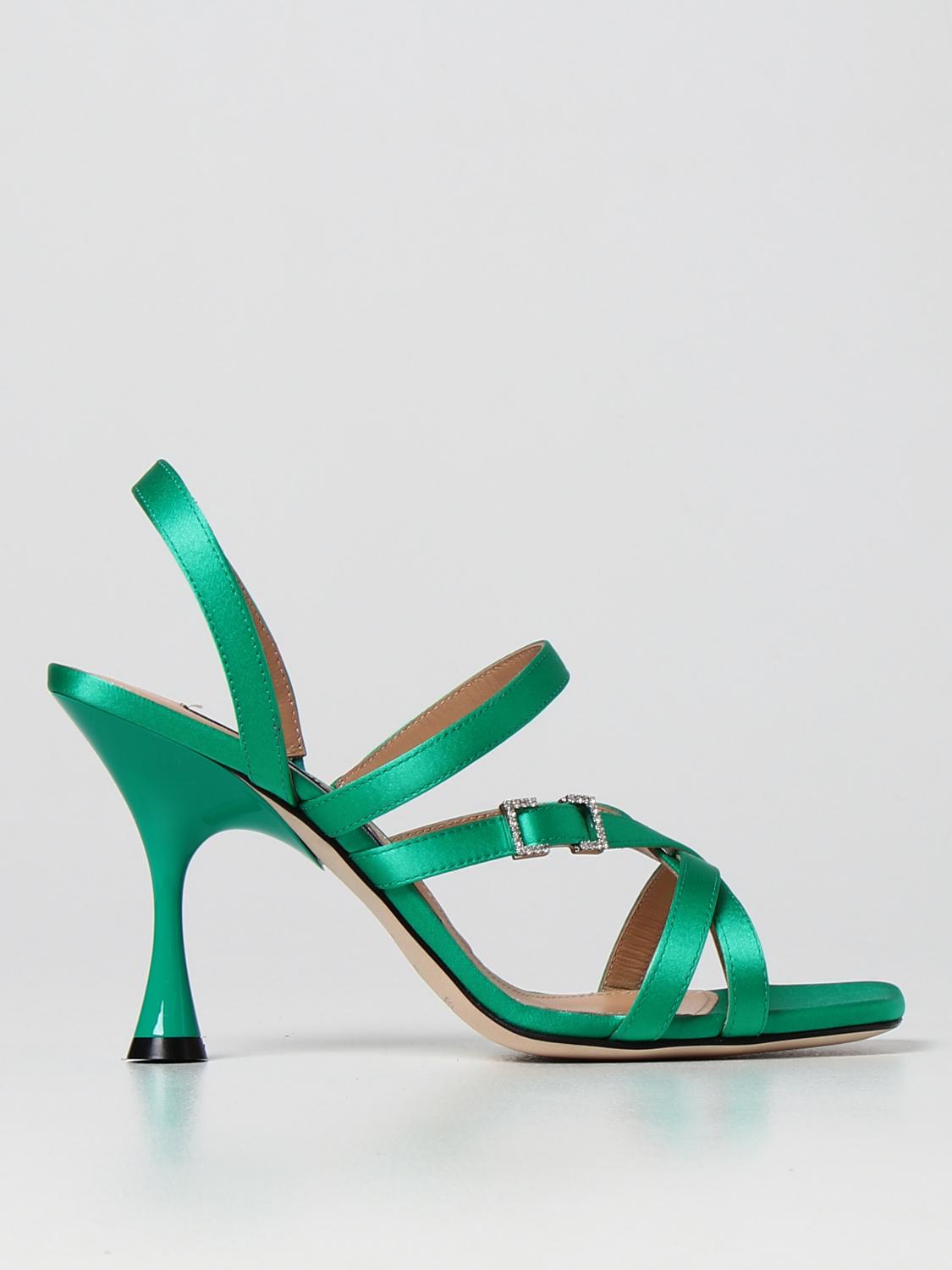 Sergio Rossi Sergio Rossi satin heeled sandals