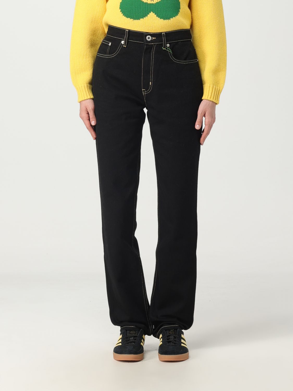 Kenzo Jeans KENZO Woman colour Black