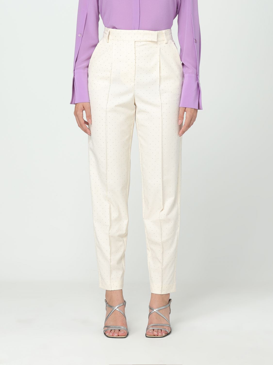 Simona Corsellini Trousers SIMONA CORSELLINI Woman colour Ivory