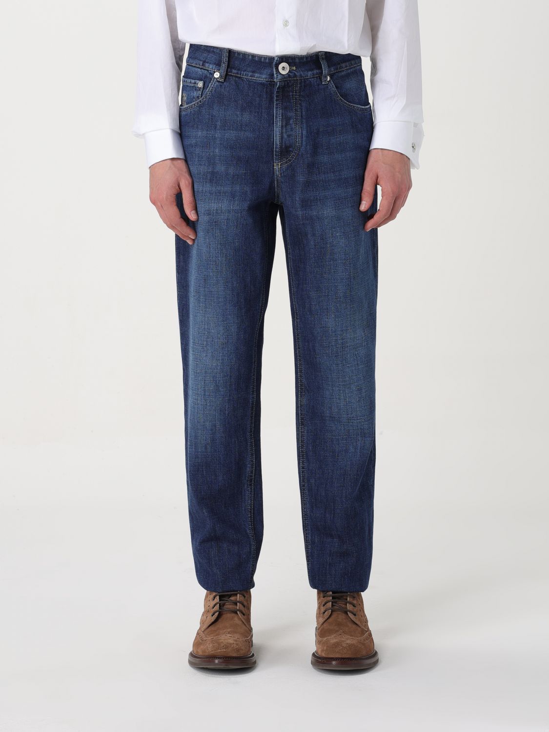 Brunello Cucinelli Jeans BRUNELLO CUCINELLI Men colour Denim