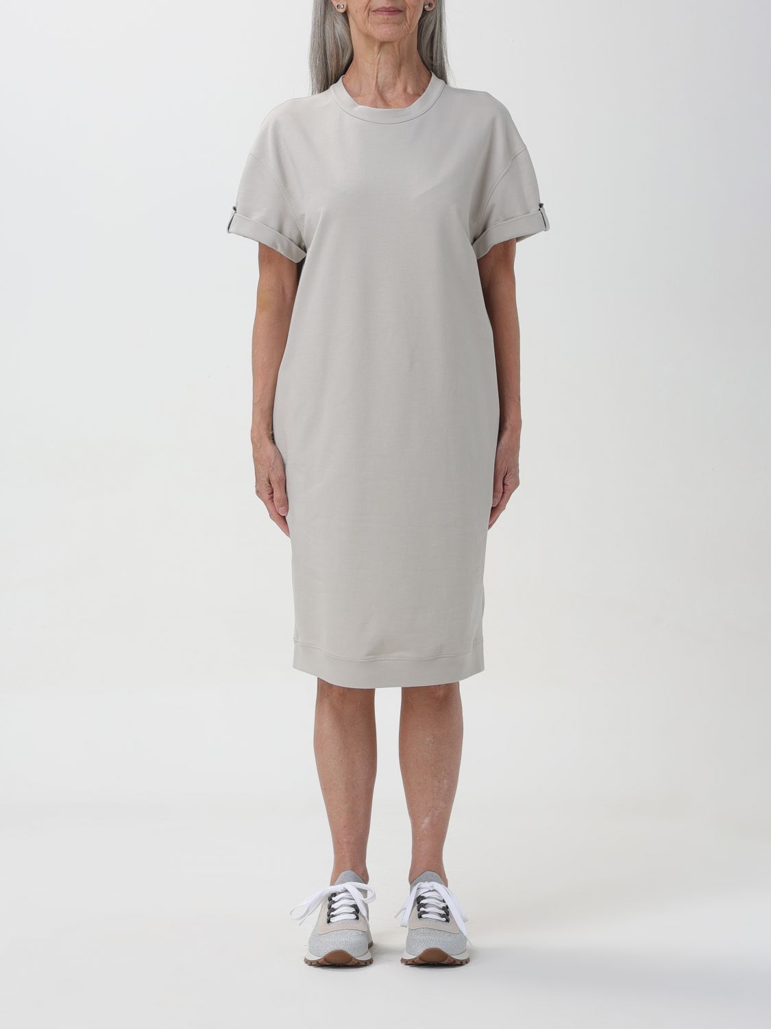 Brunello Cucinelli Dress BRUNELLO CUCINELLI Woman colour Quartz