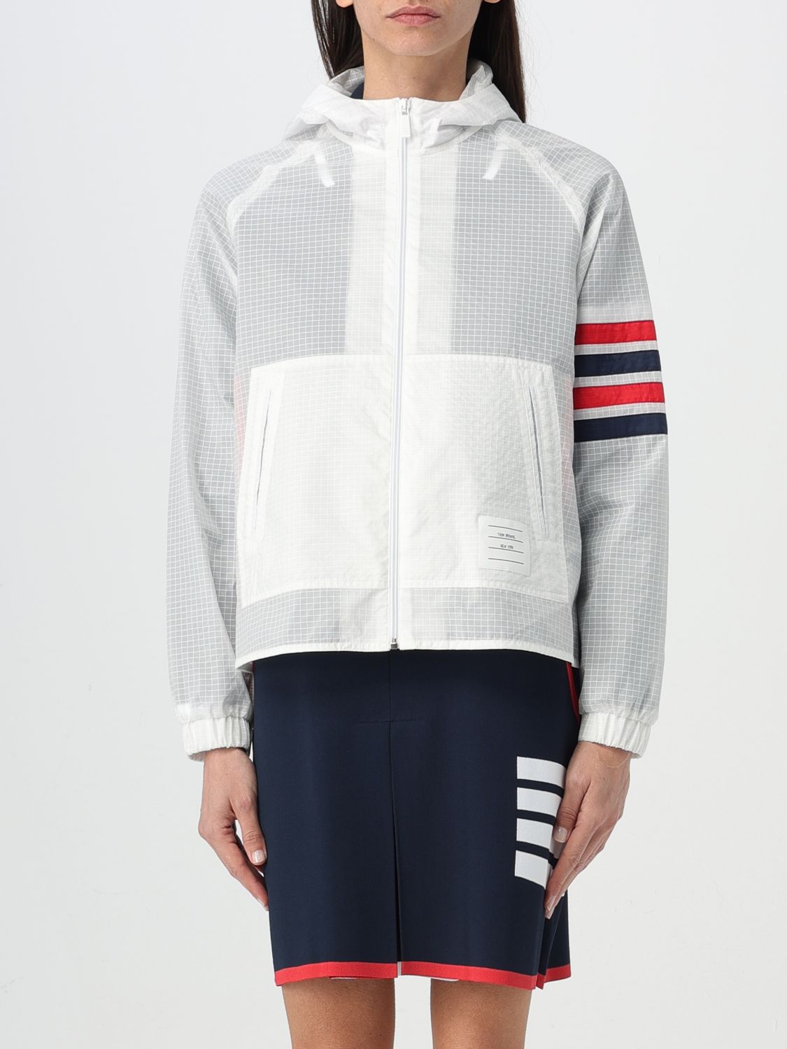 Thom Browne Jacket THOM BROWNE Woman colour White