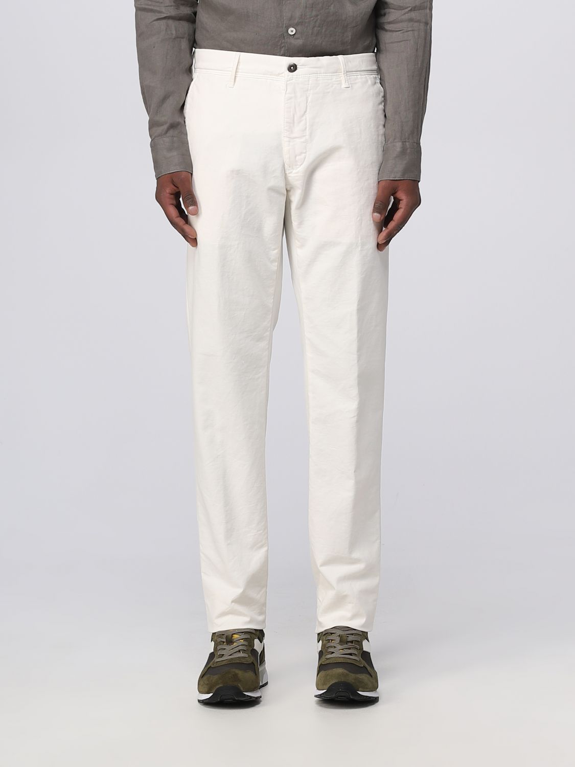 Incotex Trousers INCOTEX Men colour White