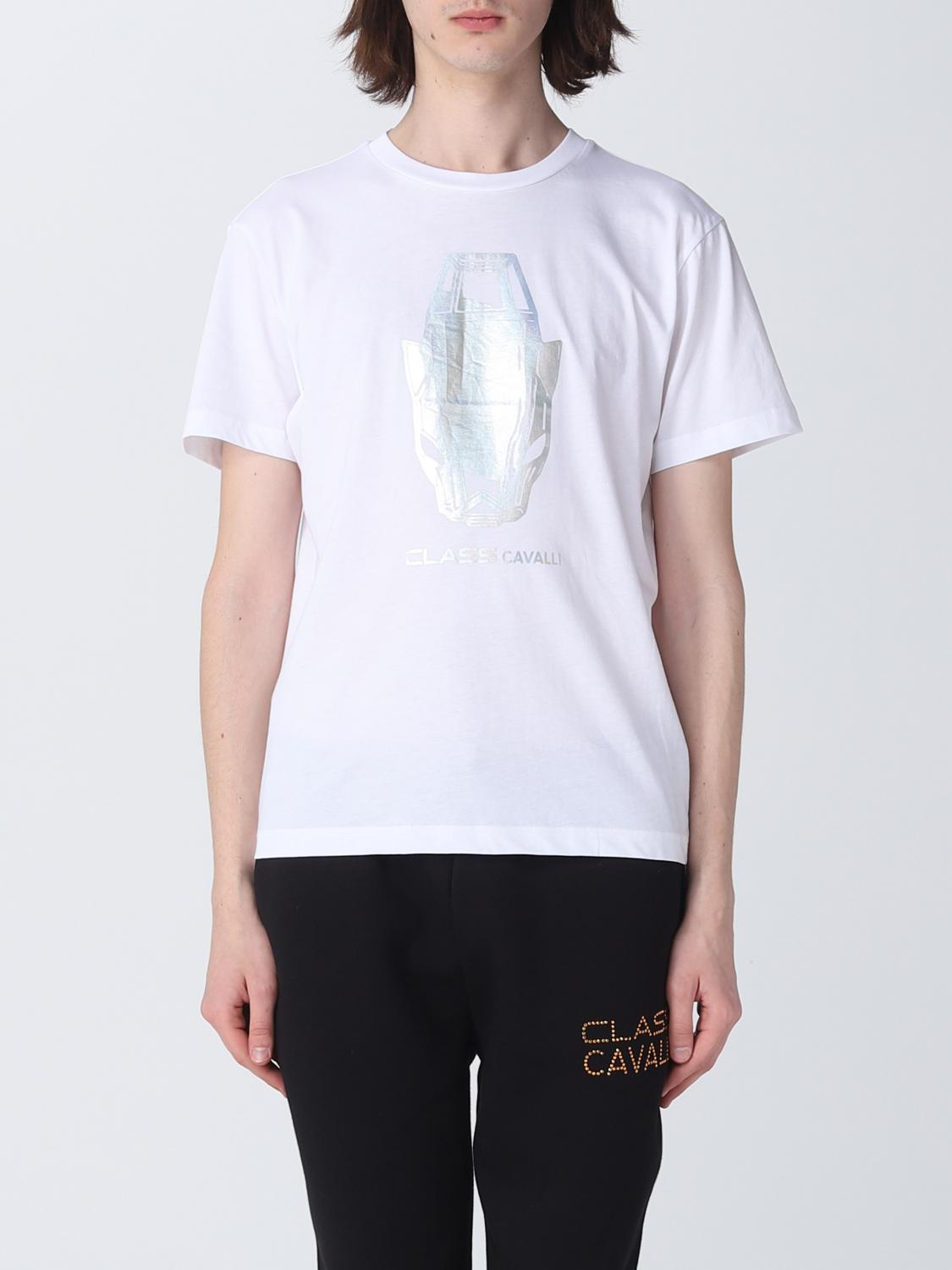 Class Roberto Cavalli T-Shirt CLASS ROBERTO CAVALLI Men colour White