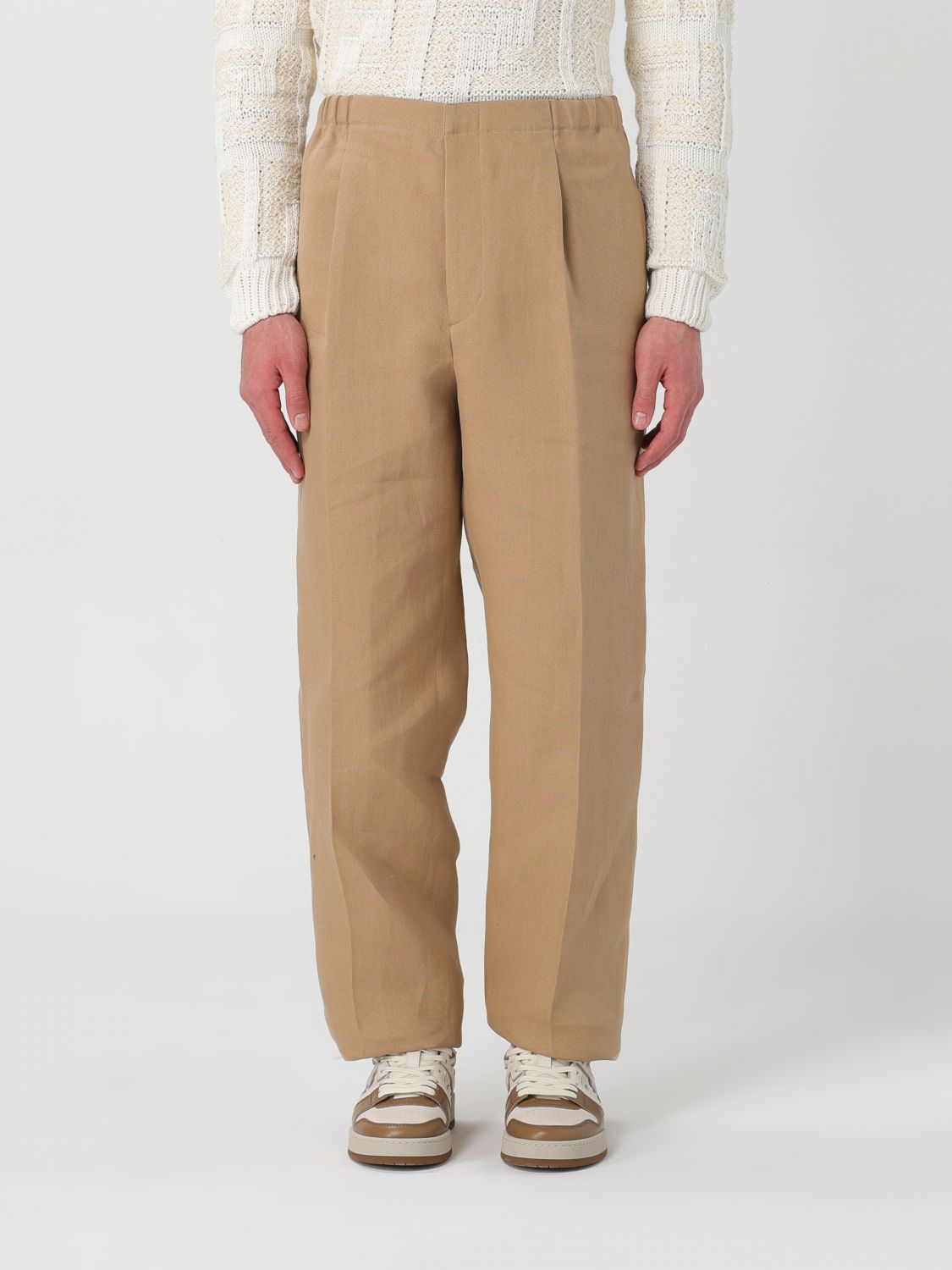 FENDI Trousers FENDI Men colour Tobacco