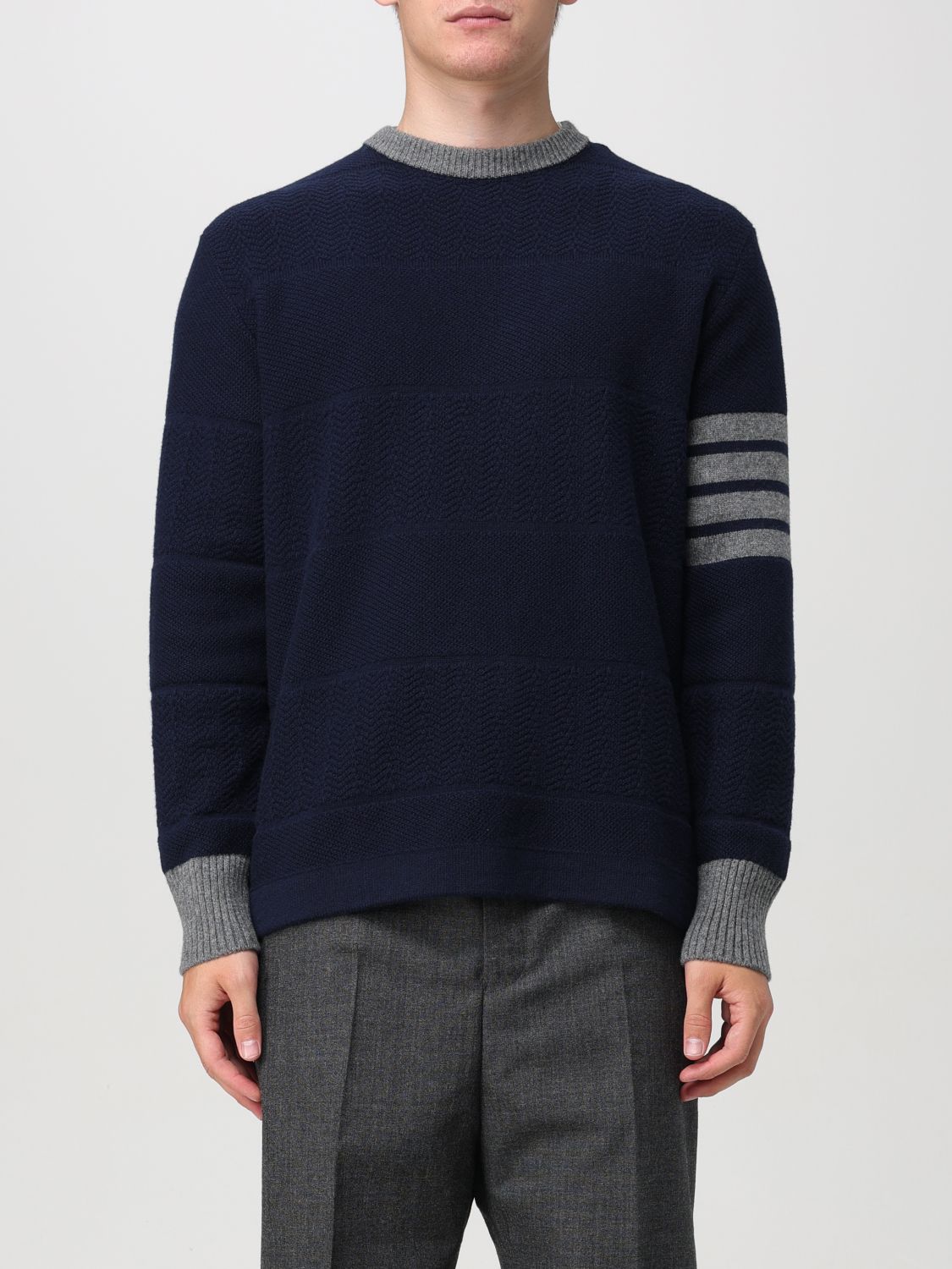 Thom Browne Sweater THOM BROWNE Men color Navy