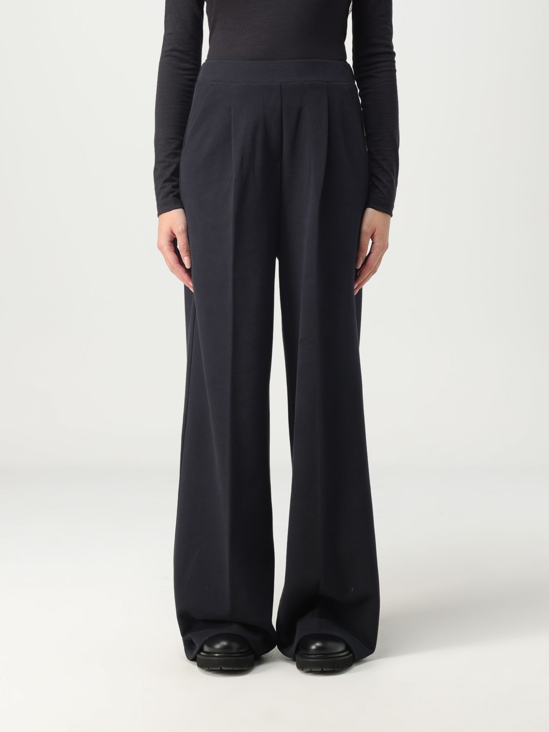 Max Mara Leisure Trousers MAX MARA LEISURE Woman colour Blue