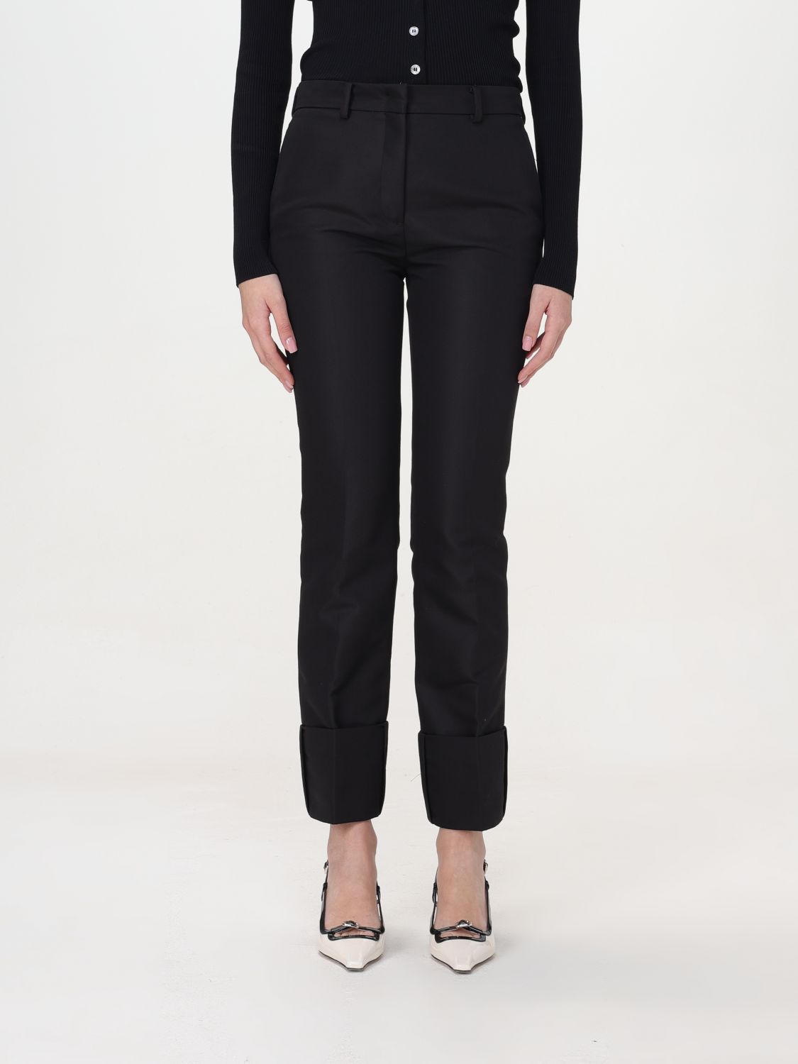 N° 21 Pants N° 21 Woman color Black