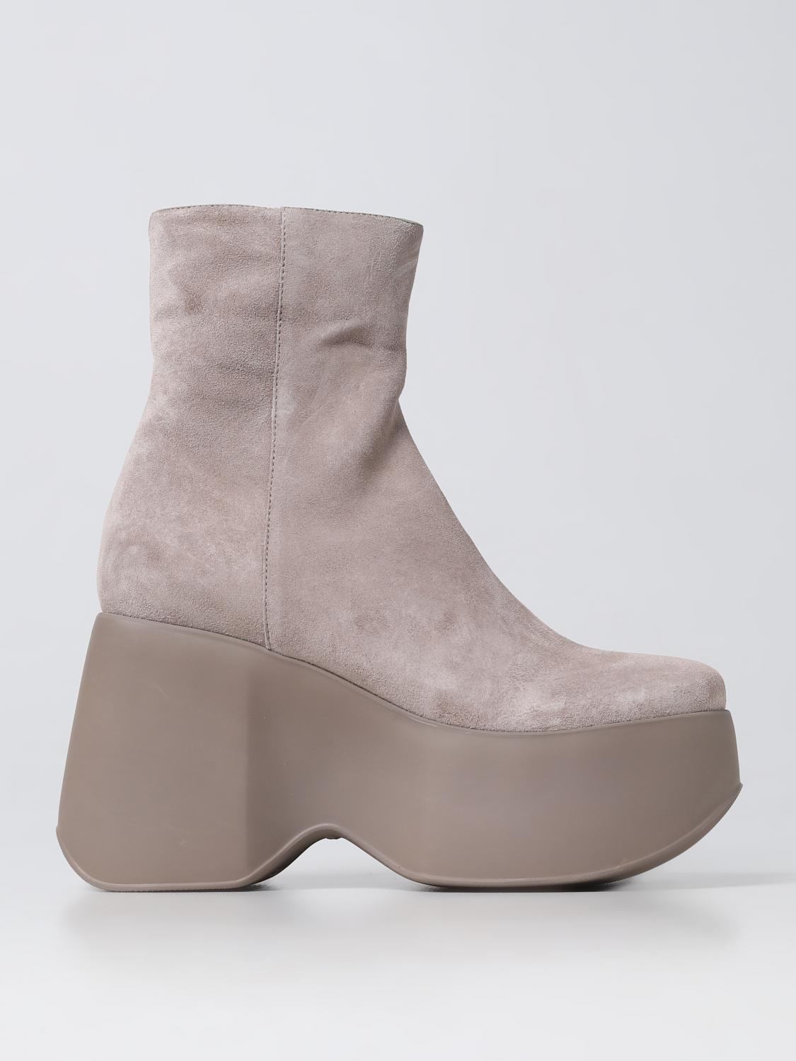 Vic Matié Flat Ankle Boots VIC MATIÉ Woman colour Beige