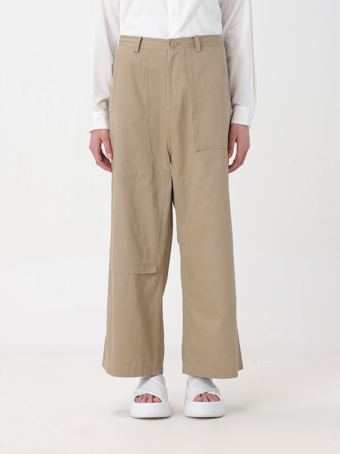 Yohji Yamamoto Trousers YOHJI YAMAMOTO Woman colour Beige