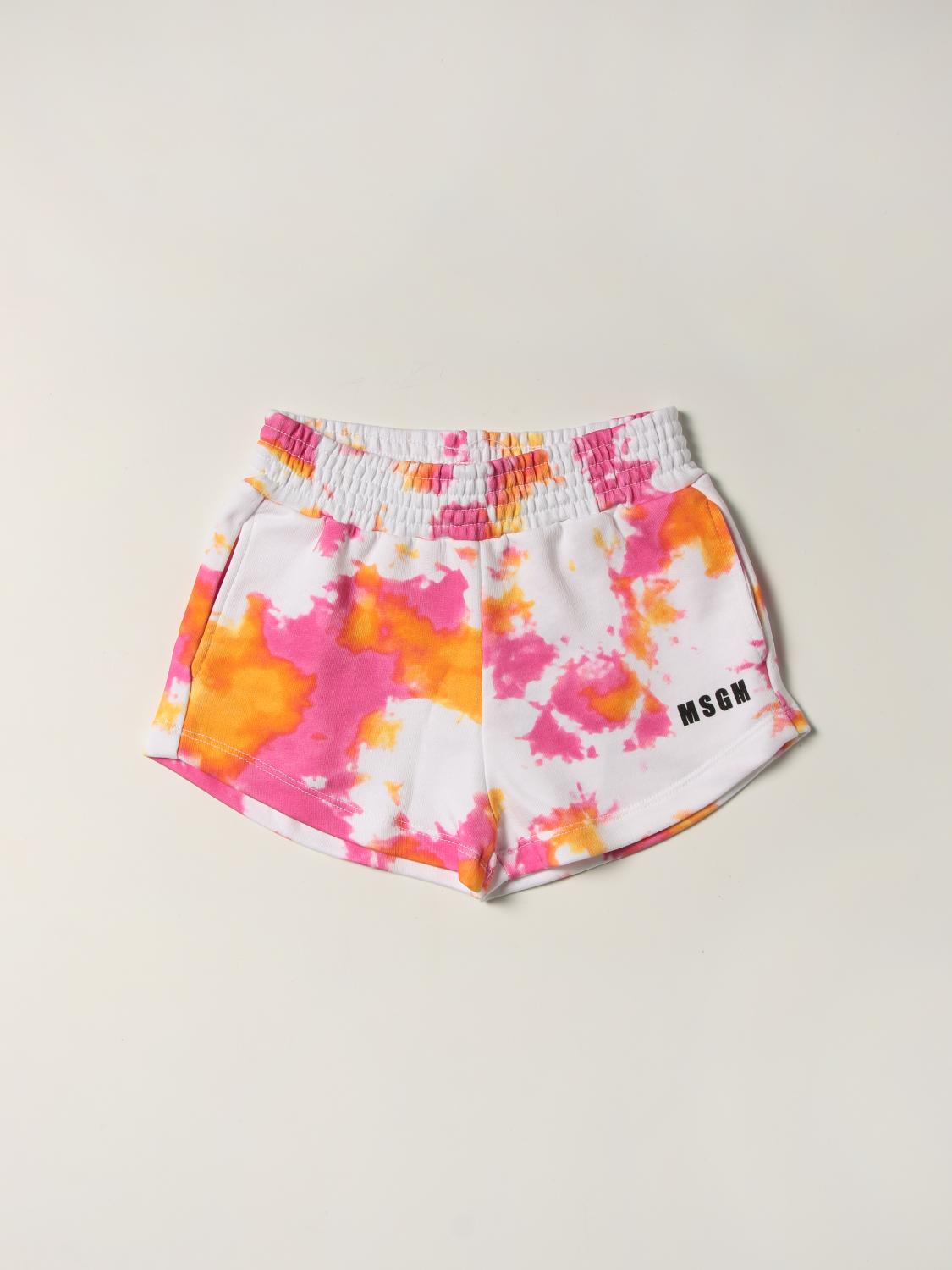 Msgm Kids Short MSGM KIDS Kids colour Multicolor