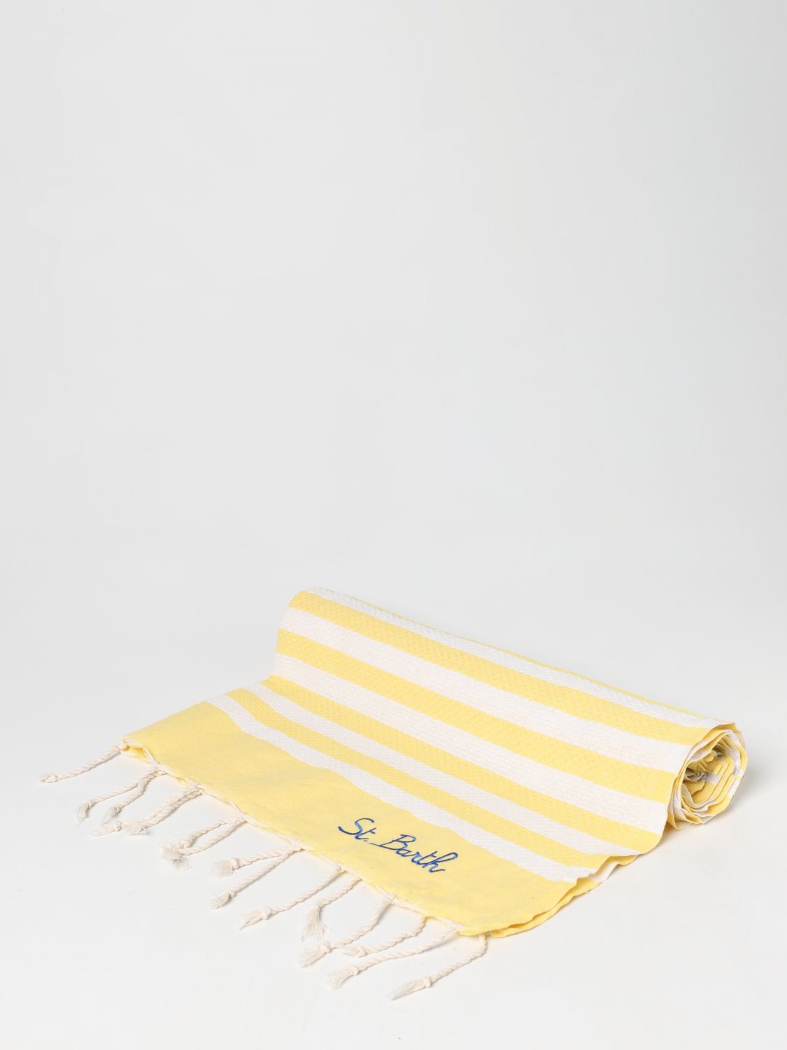 Mc2 Saint Barth Bath And Beach Towels MC2 SAINT BARTH Lifestyle colour Yellow Cream