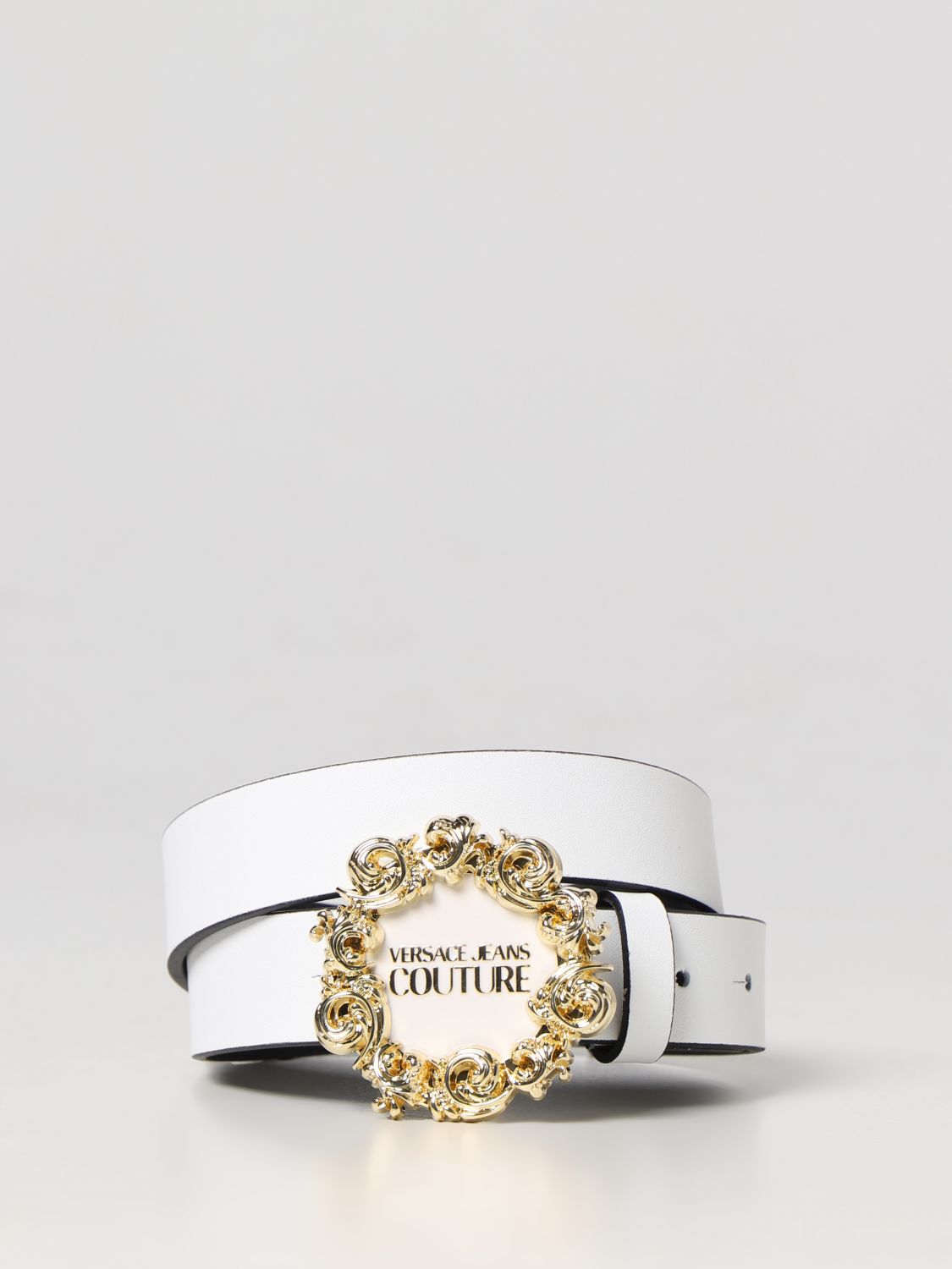 Versace Jeans Couture Belt VERSACE JEANS COUTURE Woman colour White