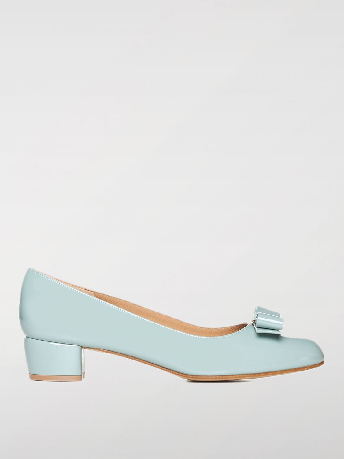 Ferragamo Pumps FERRAGAMO Woman color Gnawed Blue