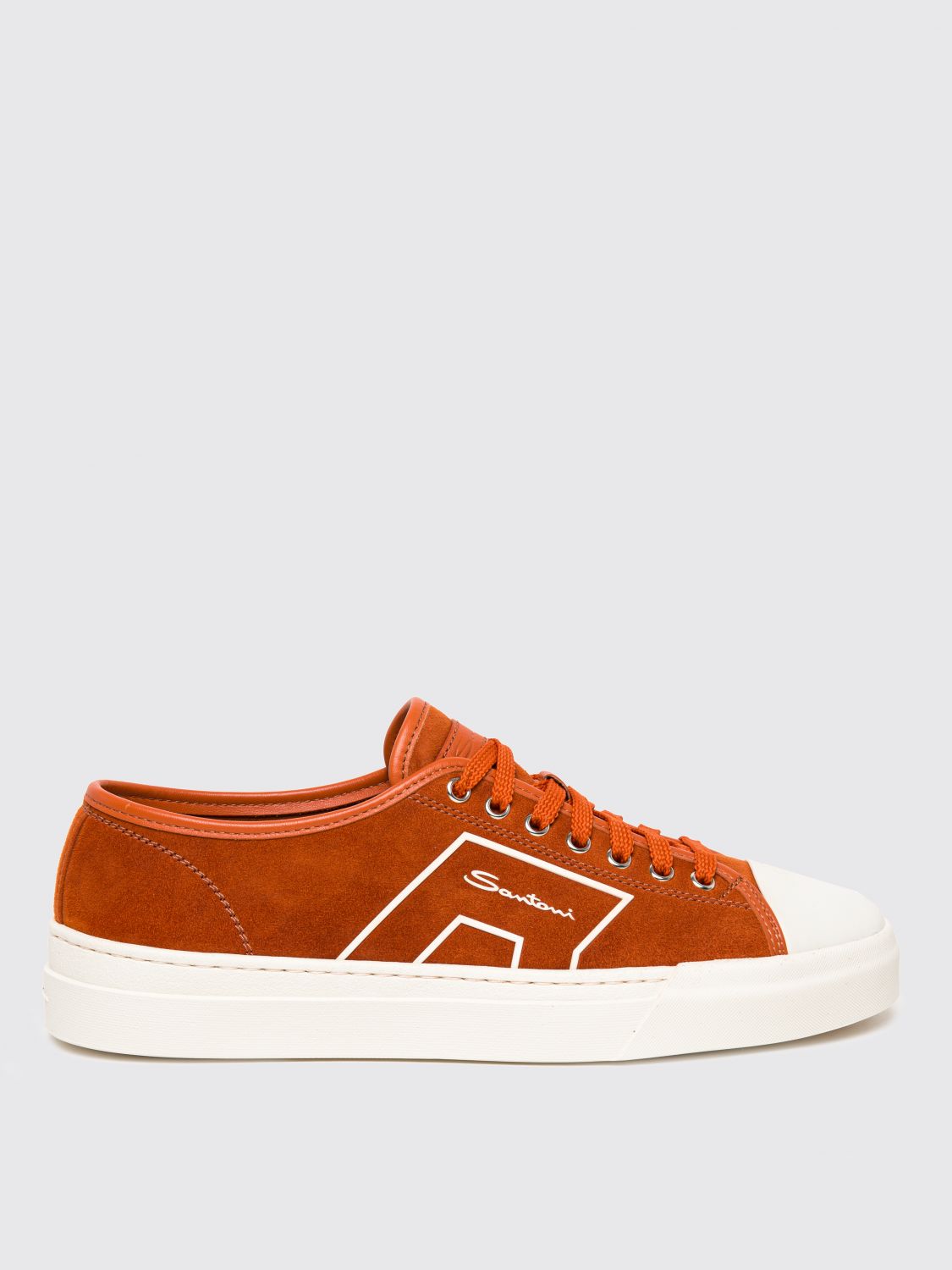 Santoni Trainers SANTONI Men colour Orange