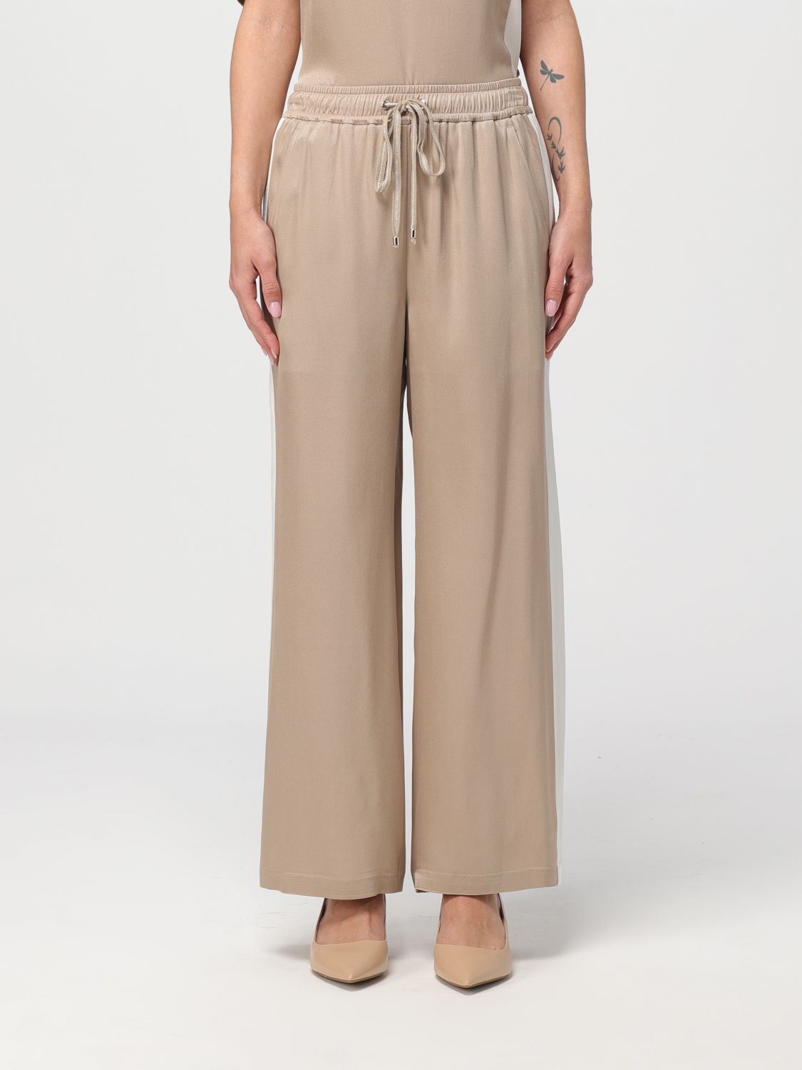 Lorena Antoniazzi Trousers LORENA ANTONIAZZI Woman colour Beige