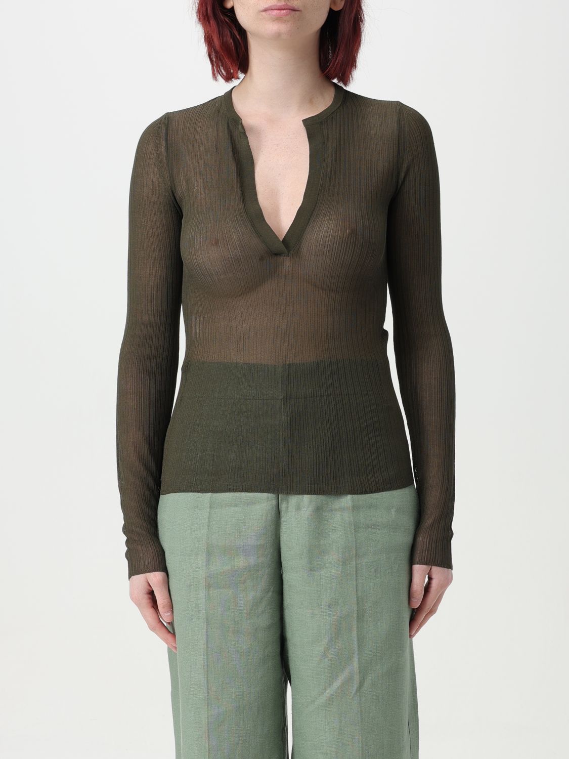 Max Mara Jumper MAX MARA Woman colour Green