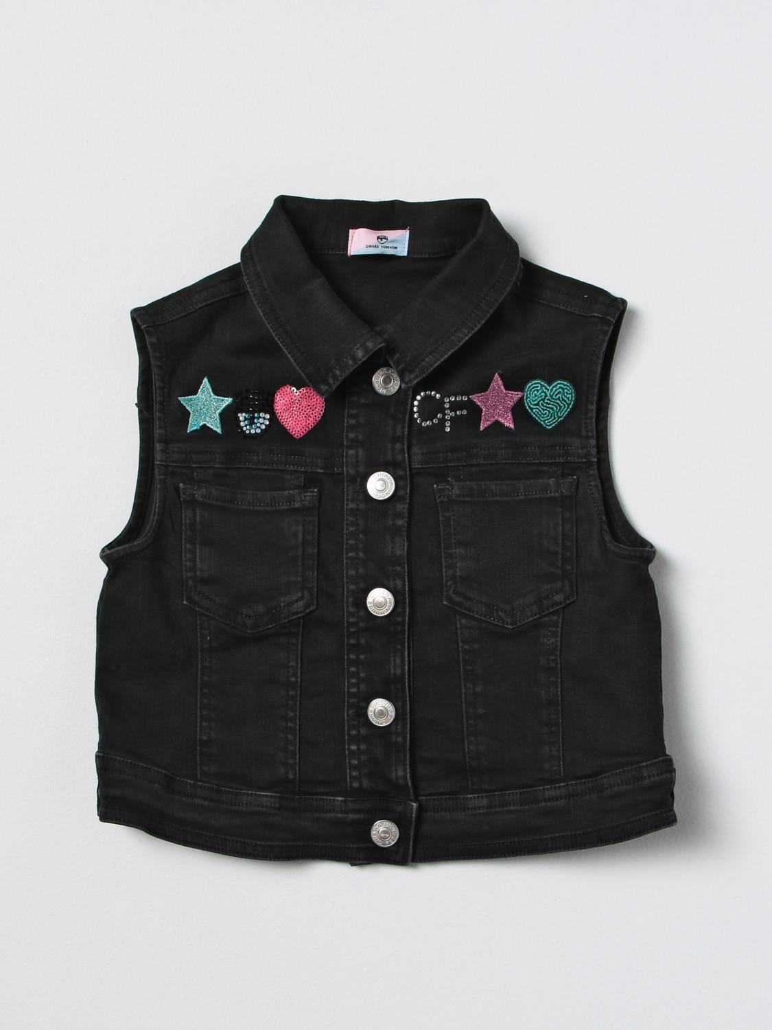 CHIARA FERRAGNI Jacket CHIARA FERRAGNI Kids colour Black