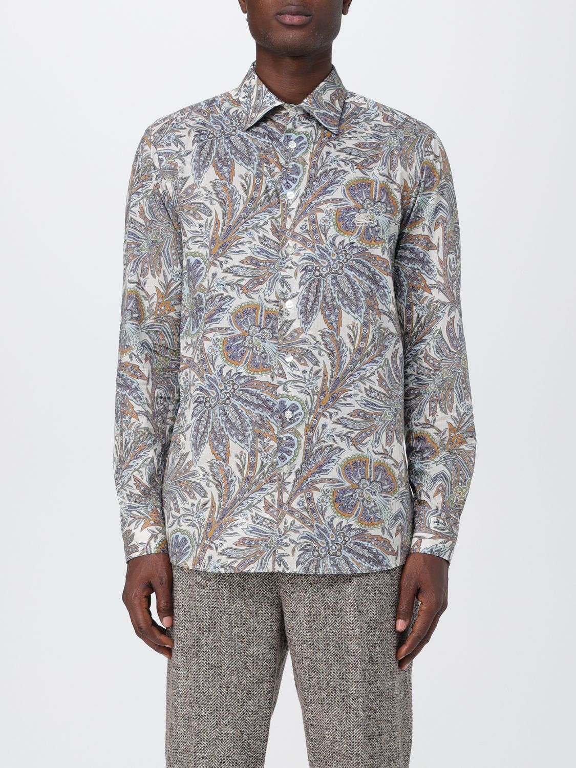 Etro Shirt ETRO Men colour Gnawed Blue