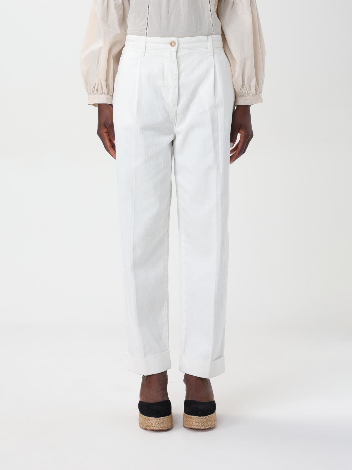 Etro Pants ETRO Woman color White