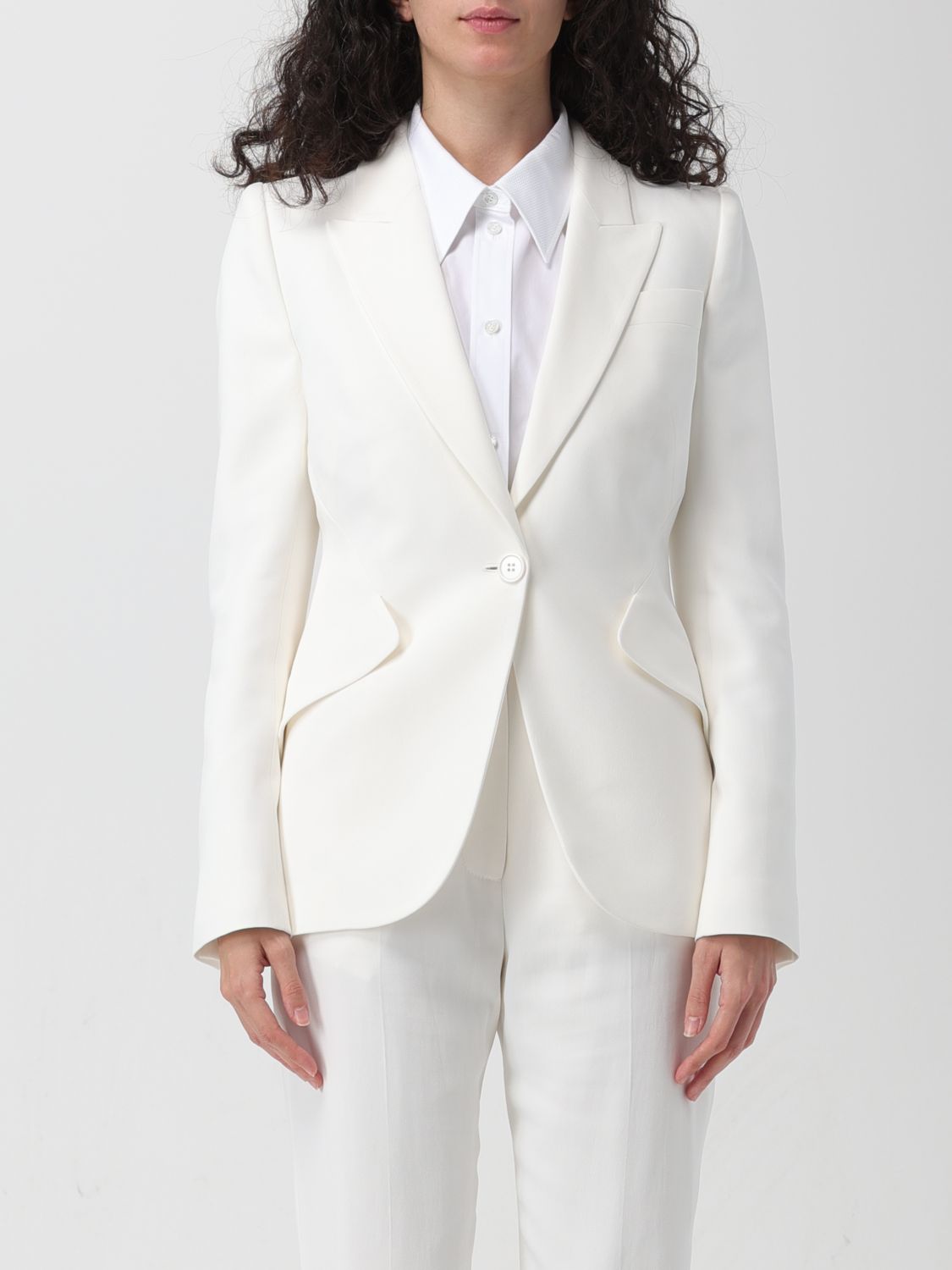 Alexander McQueen Blazer ALEXANDER MCQUEEN Woman colour White