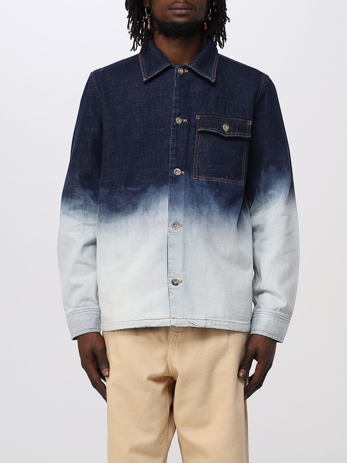 A.P.C. Jacket A.P.C. Men colour Gnawed Blue