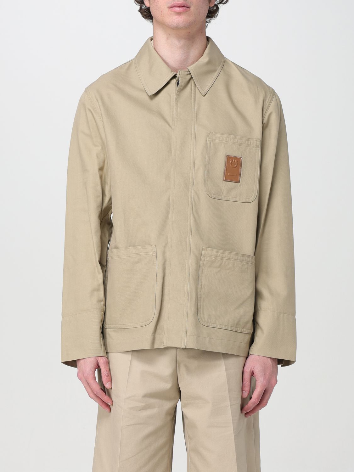 Ferragamo Jacket FERRAGAMO Men colour Beige