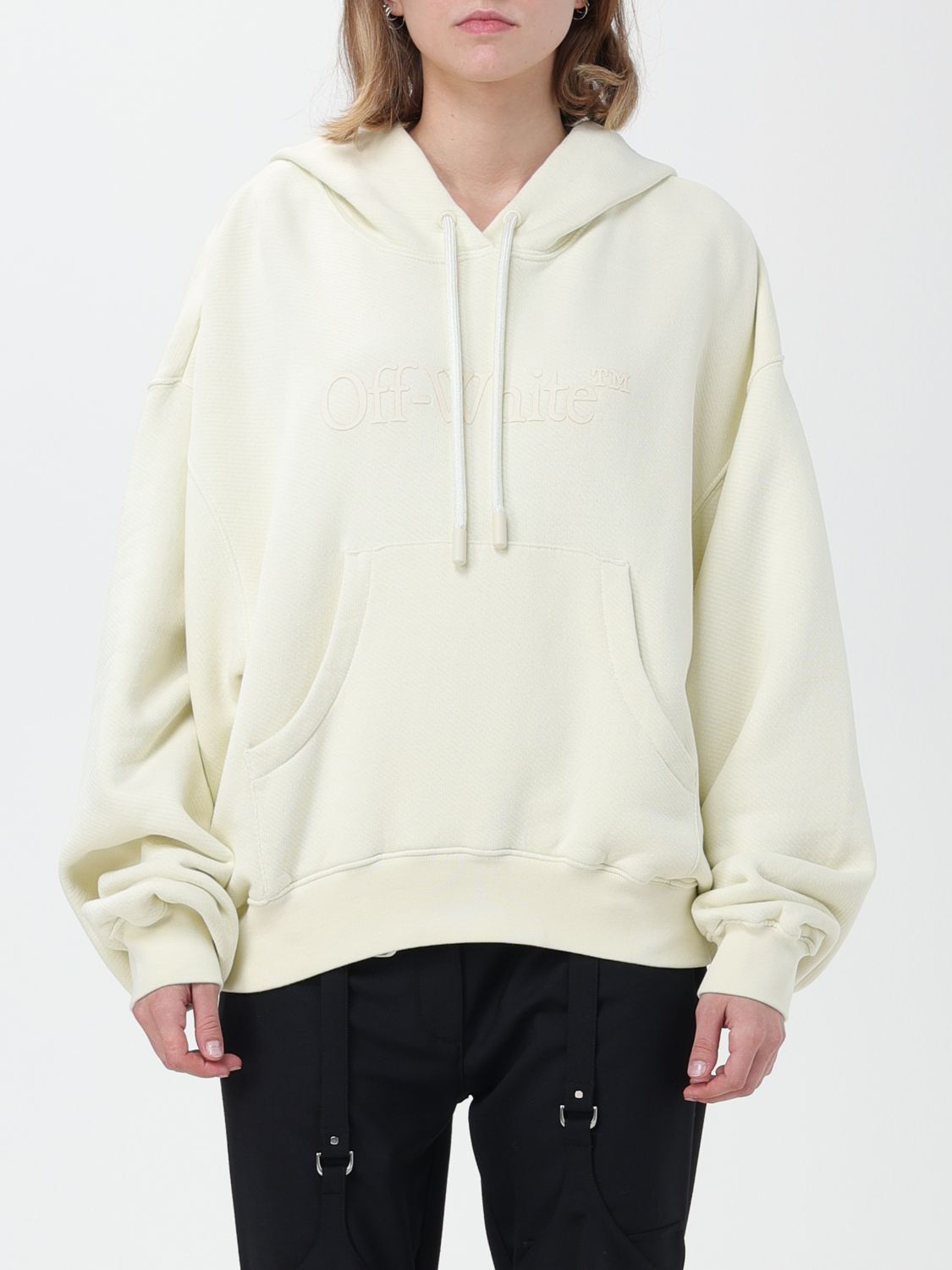 OFF-WHITE Sweatshirt OFF-WHITE Woman colour Beige