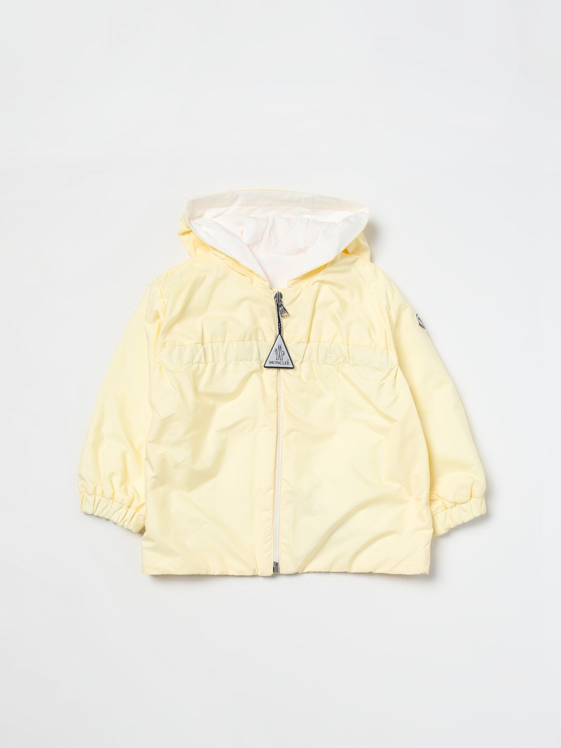 Moncler Jacket MONCLER Kids color Yellow