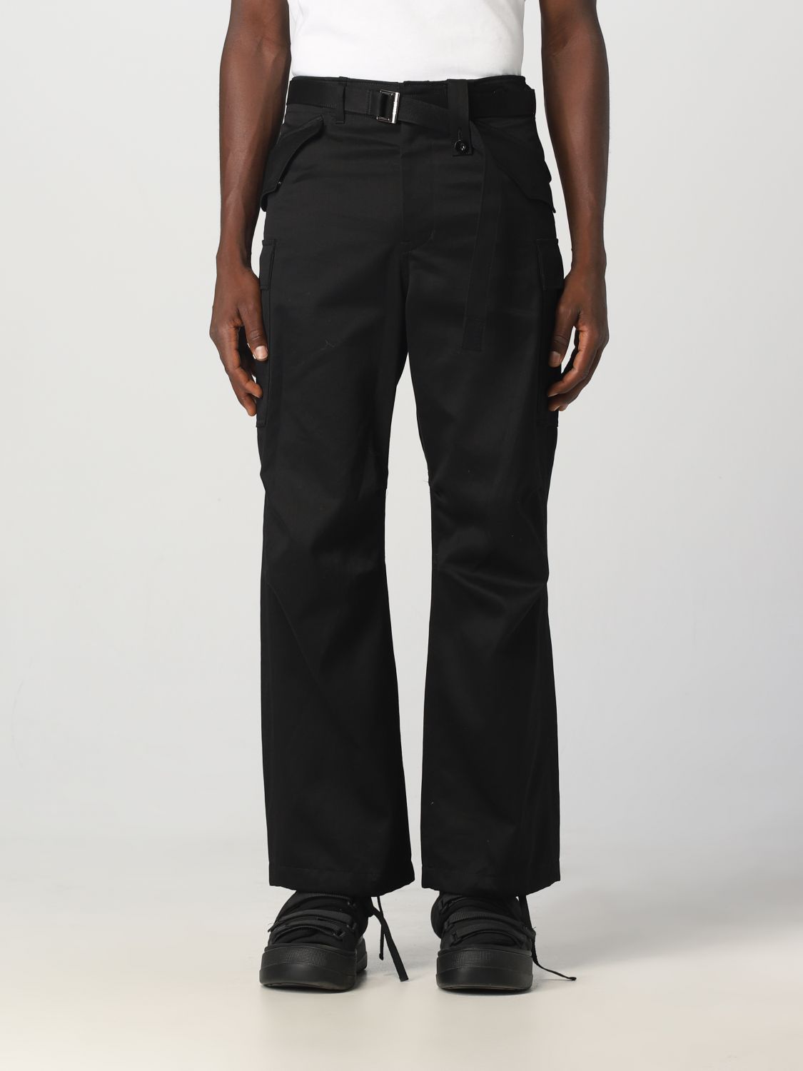 Sacai Trousers SACAI Men colour Black