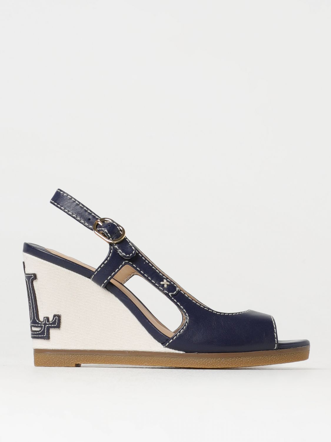 Lauren Ralph Lauren Wedge Shoes LAUREN RALPH LAUREN Woman colour Navy