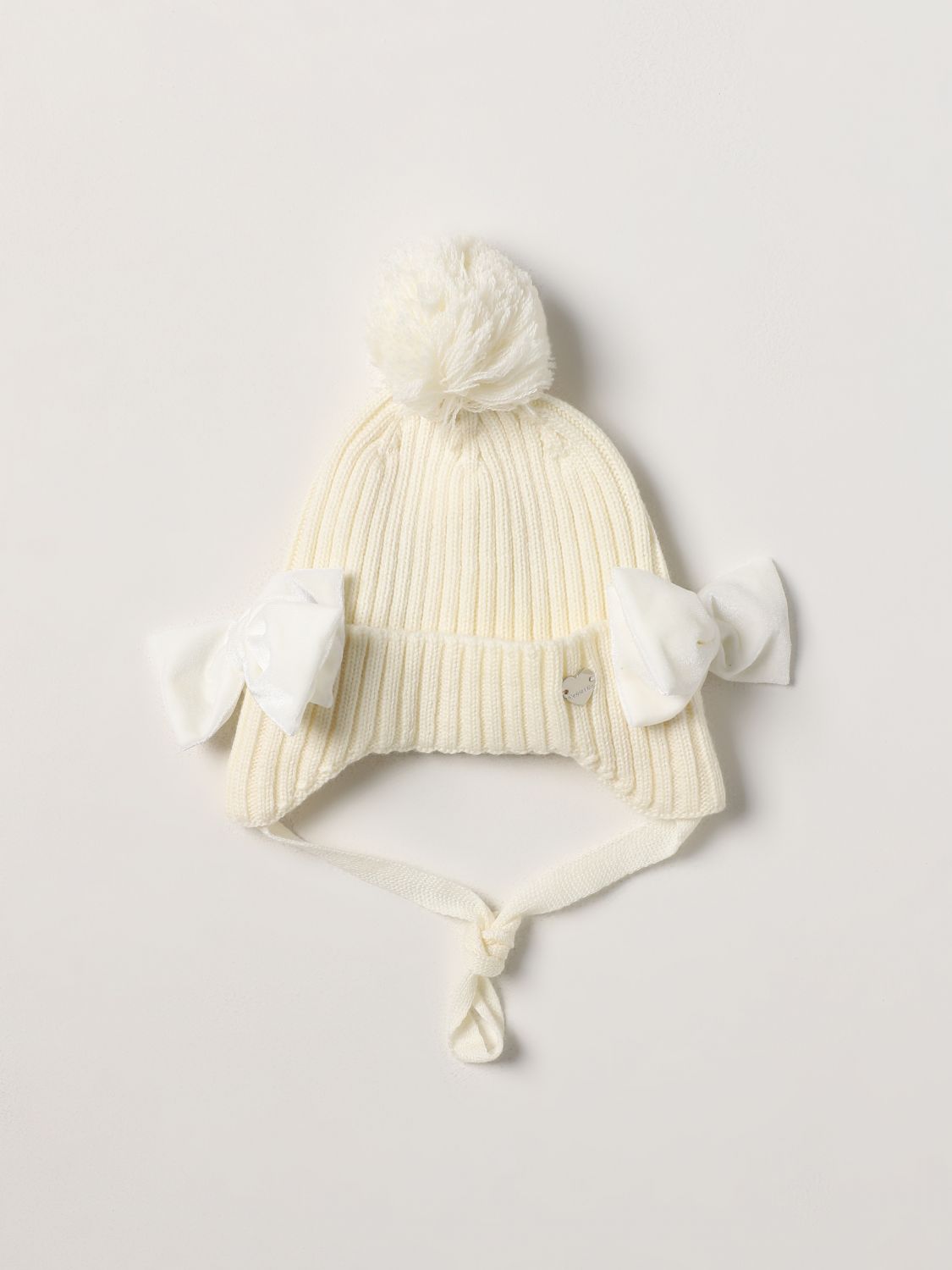 Monnalisa Hat MONNALISA Kids colour Yellow Cream