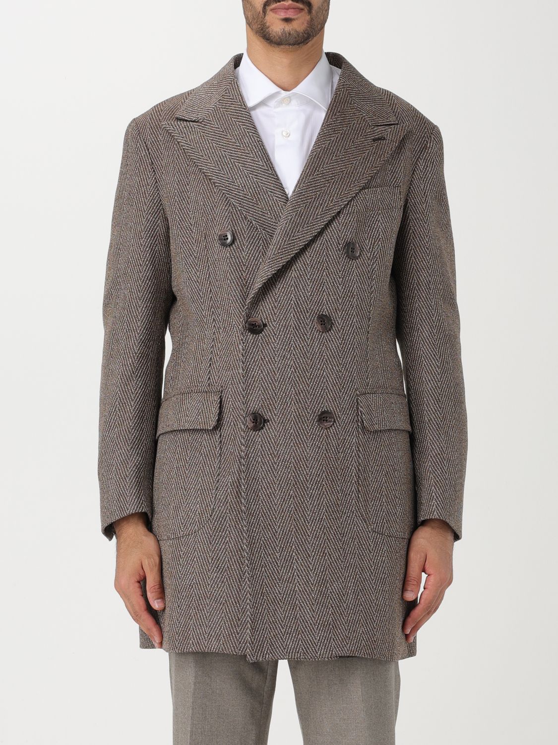 Brian Dales Coat BRIAN DALES Men colour Beige