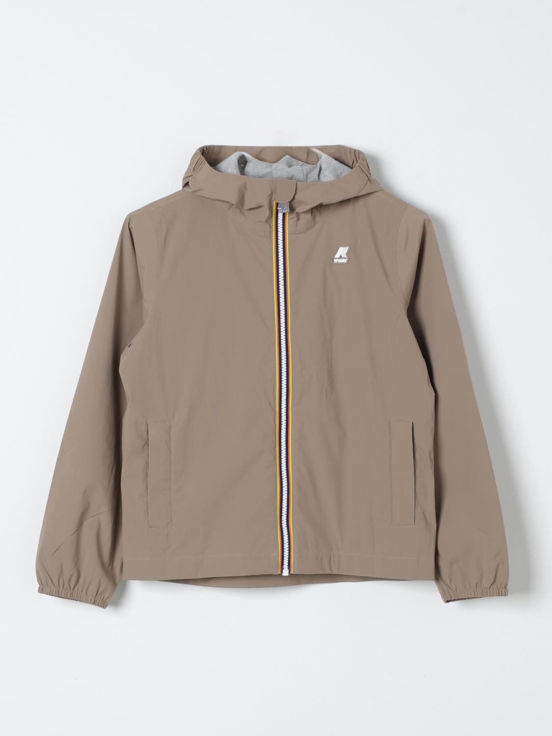 K-Way Jacket K-WAY Kids color Beige