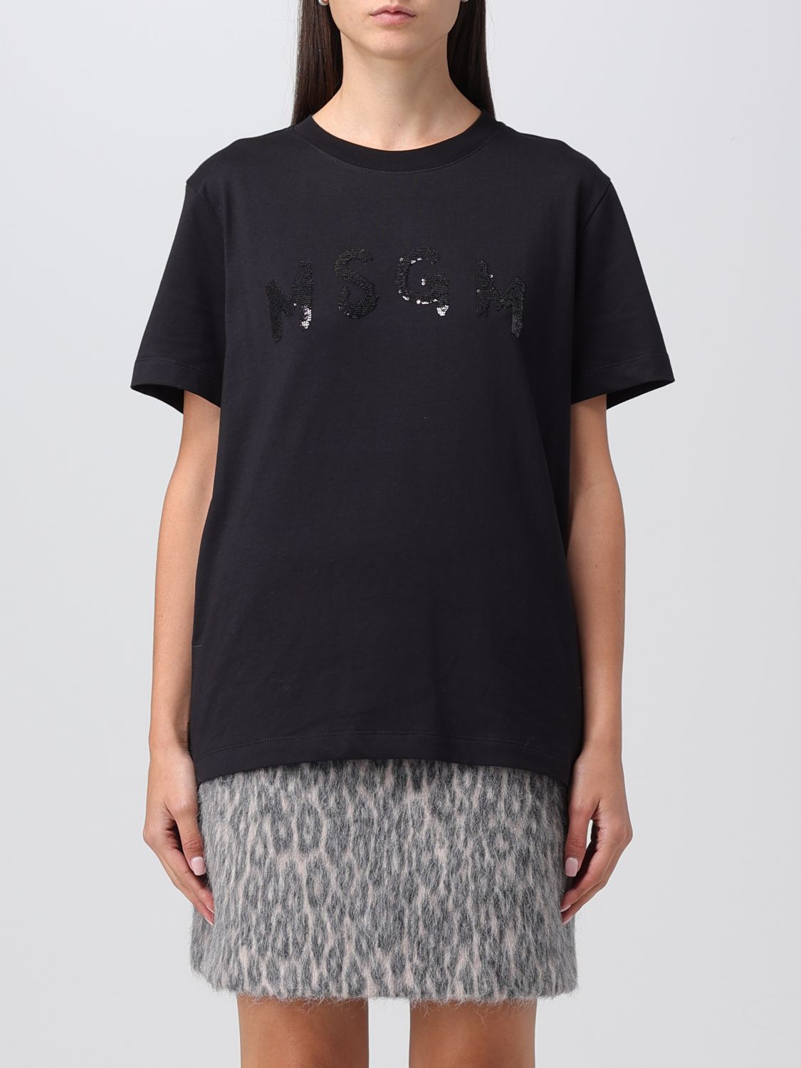 Msgm T-Shirt MSGM Woman colour Black