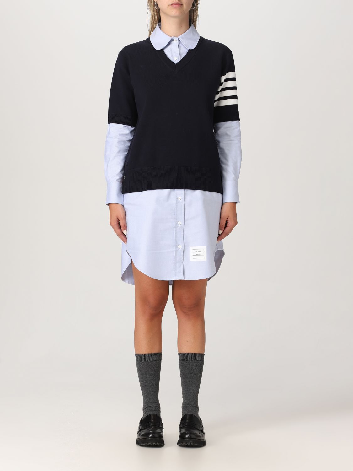 Thom Browne Dress THOM BROWNE Woman colour Blue