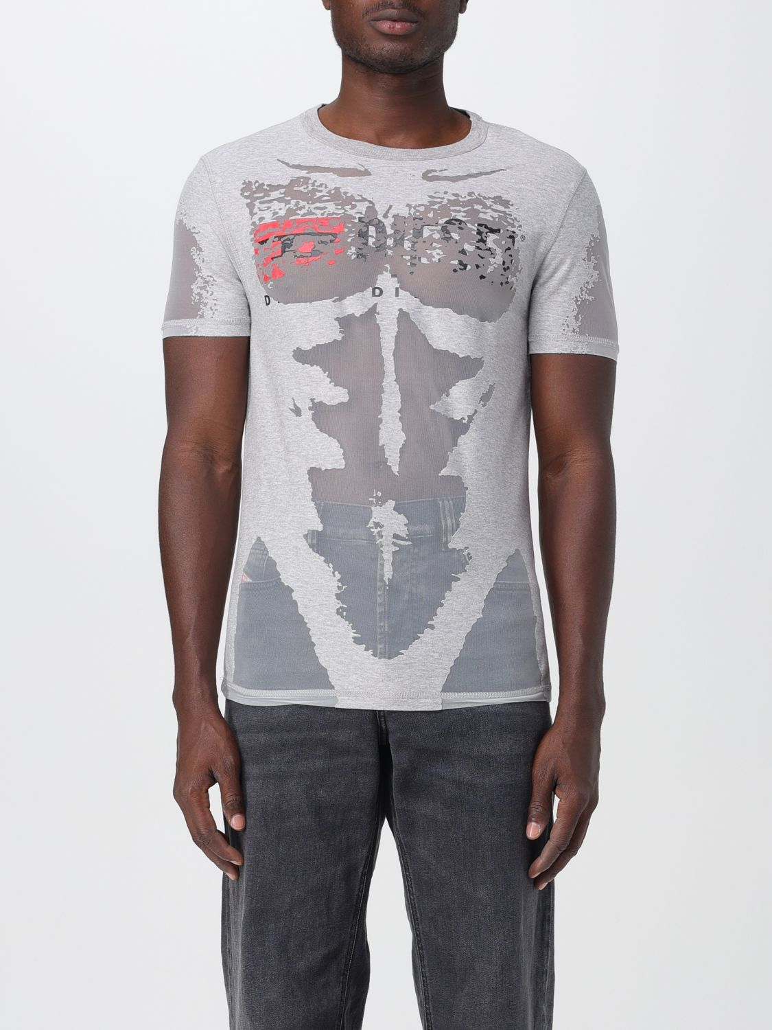 Diesel T-Shirt DIESEL Men colour Grey