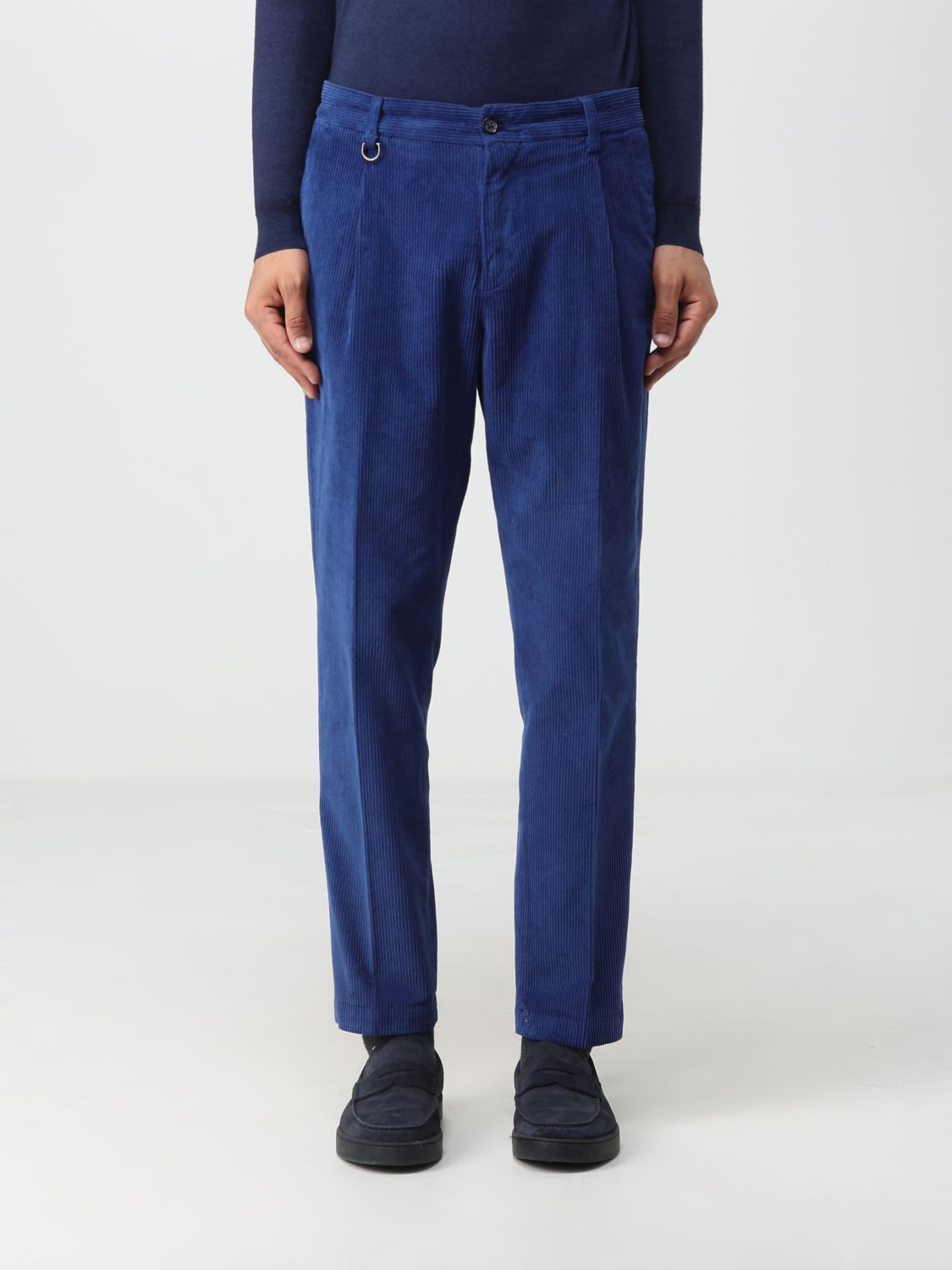 Paolo Pecora Trousers PAOLO PECORA Men colour Royal Blue